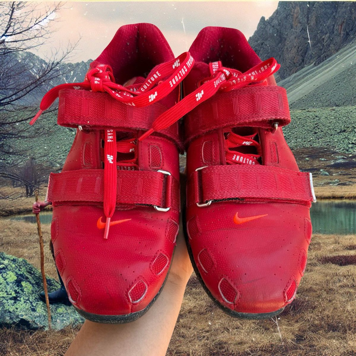 Nike Rare Nike Romaleos 2 SAMPLE Weightlifting Vintage Shoes Sz 8 Size US 8 / EU 41 - 2 Thumbnail