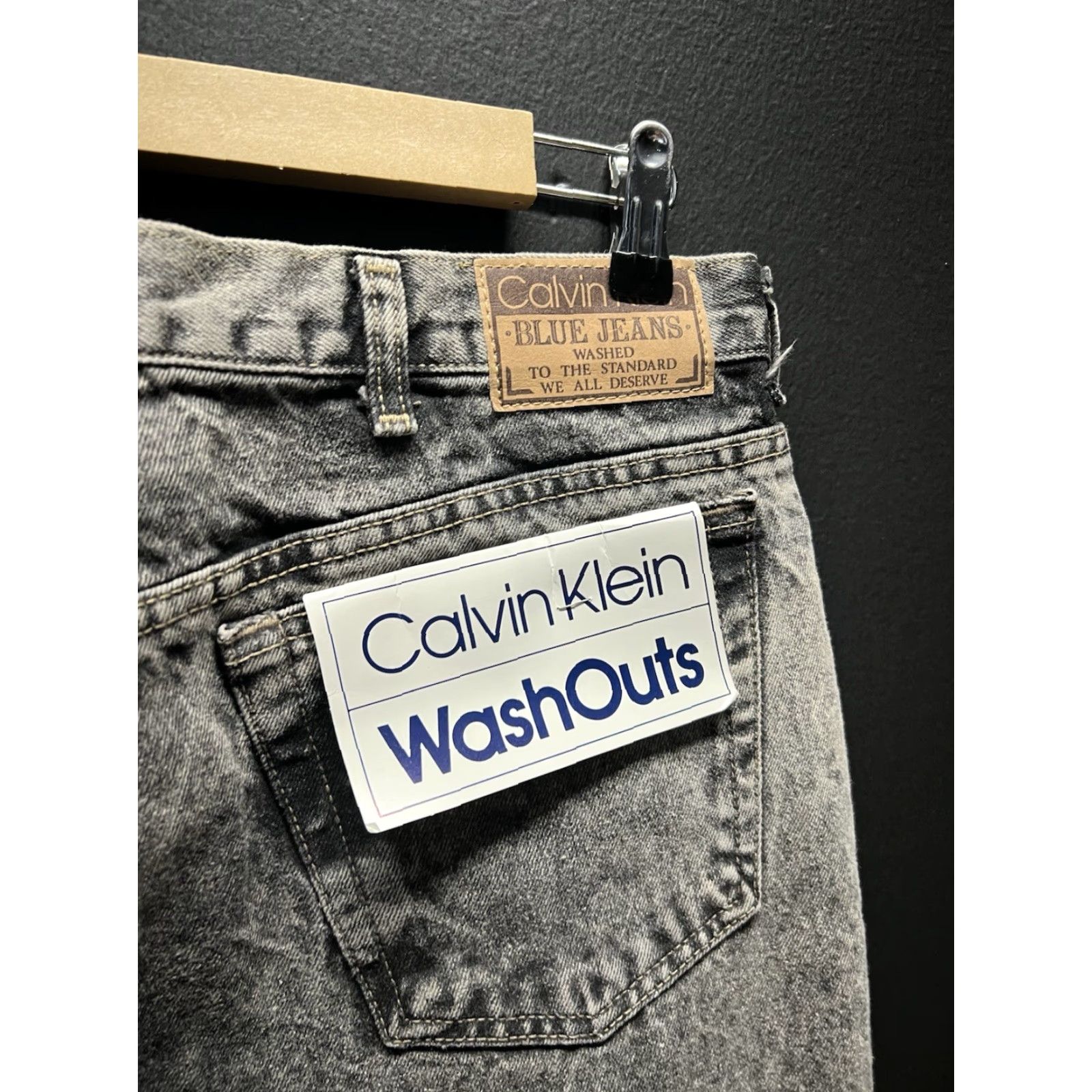Calvin Klein Calvin Klein Vintage Jeans 38x32 5-Pocket Denim Blue NWT Acid Wash Comfort Relaxed Medium Washouts NWT Size US 38 / EU 54 - 4 Thumbnail