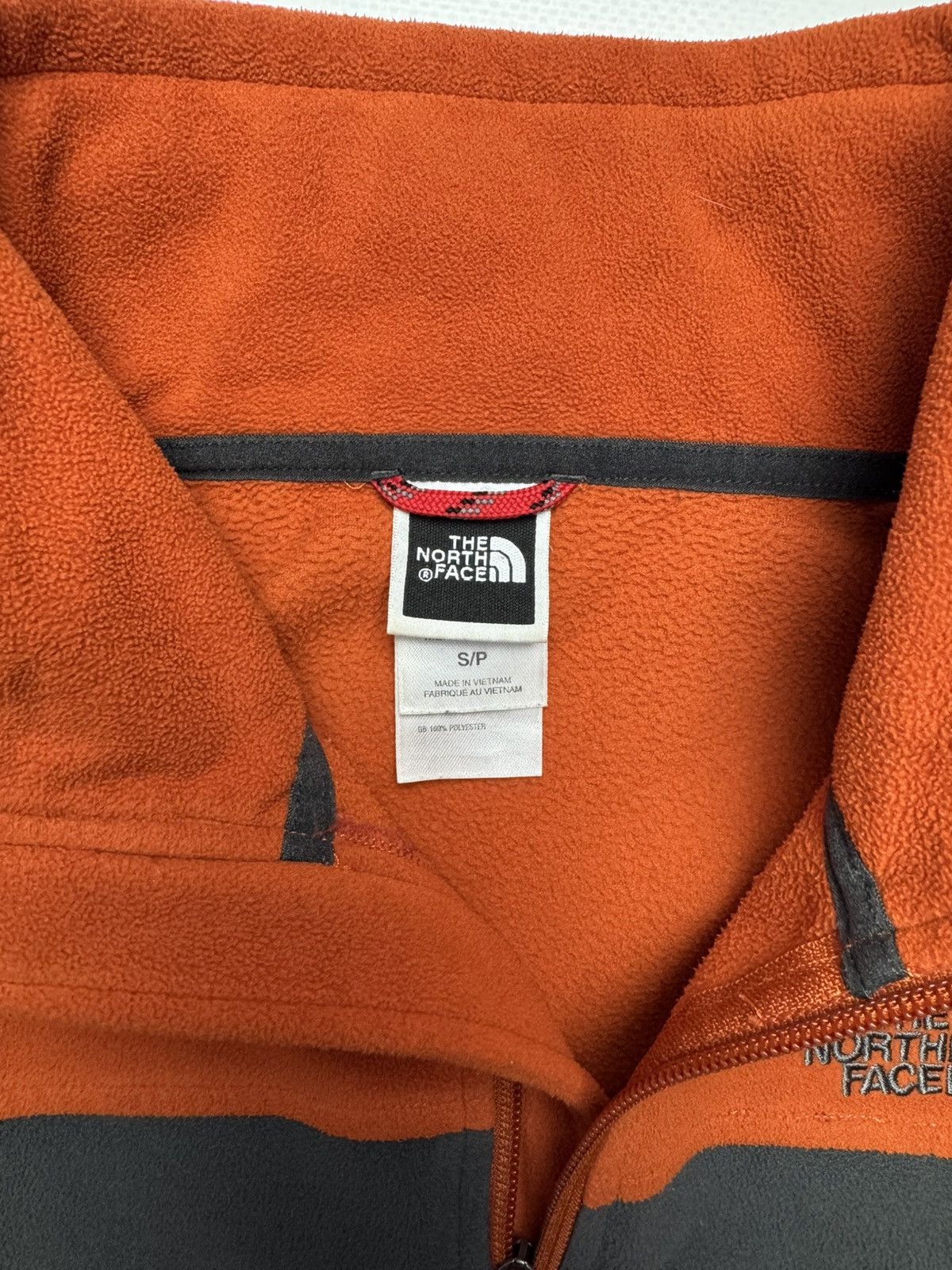 The North Face The North Face TKA 100 Quarter-Zip Fleece - Orange/Grey Size US S / EU 44-46 / 1 - 5 Thumbnail