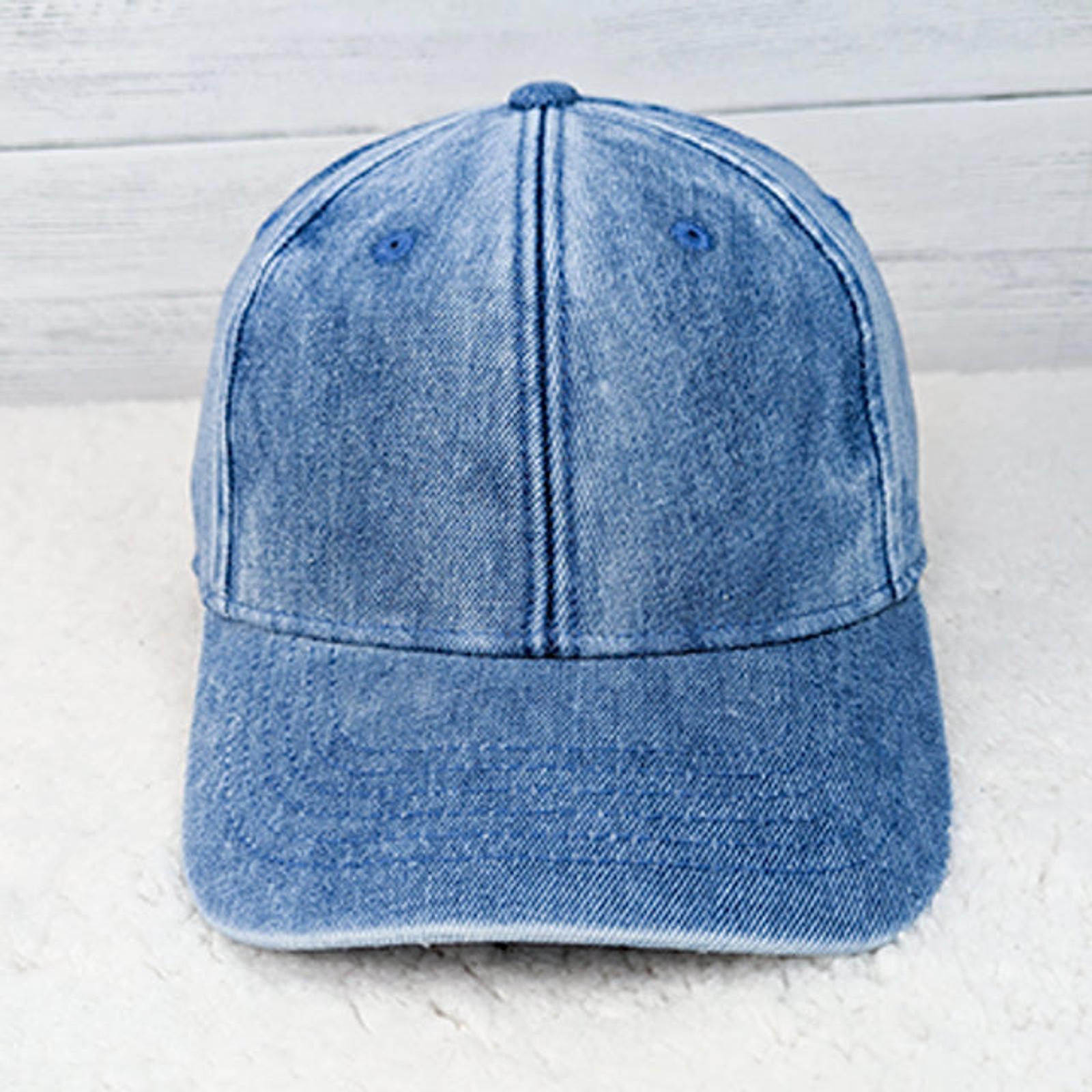 Other Denim Hat With Sequin Football Patch Size ONE SIZE - 3 Thumbnail