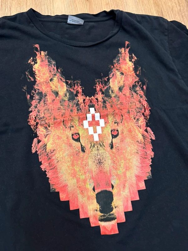 Marcelo Burlon Marcelo Burlon Country of Milan Wolf Orange Black size M Size US M / EU 48-50 / 2 - 4 Thumbnail