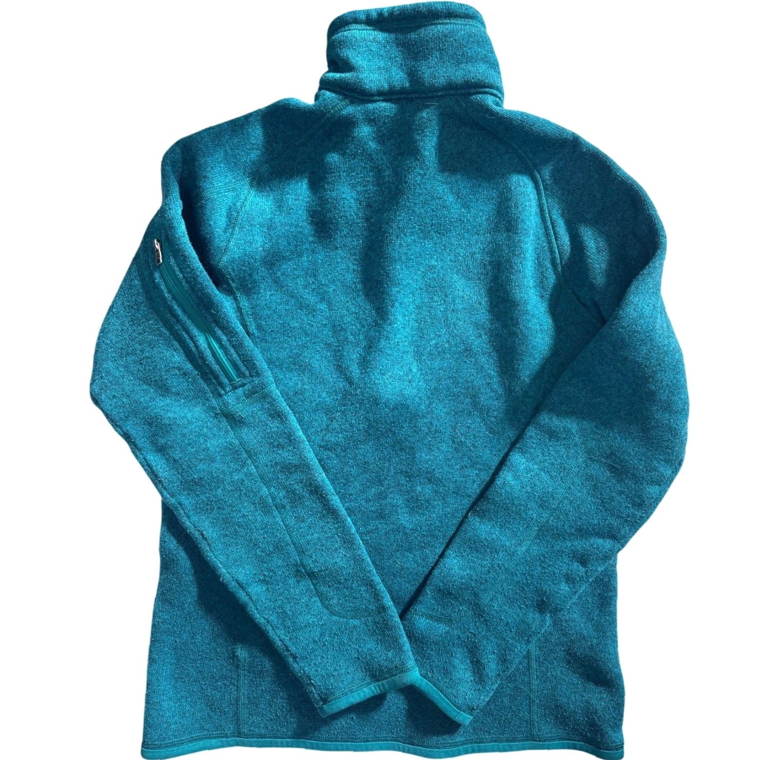 Patagonia Patagonia Women's Better Sweater 1/4-Zip Blue Green Size M Sweater Womens 1/4-Zip Size M / US 6-8 / IT 42-44 - 2 Thumbnail