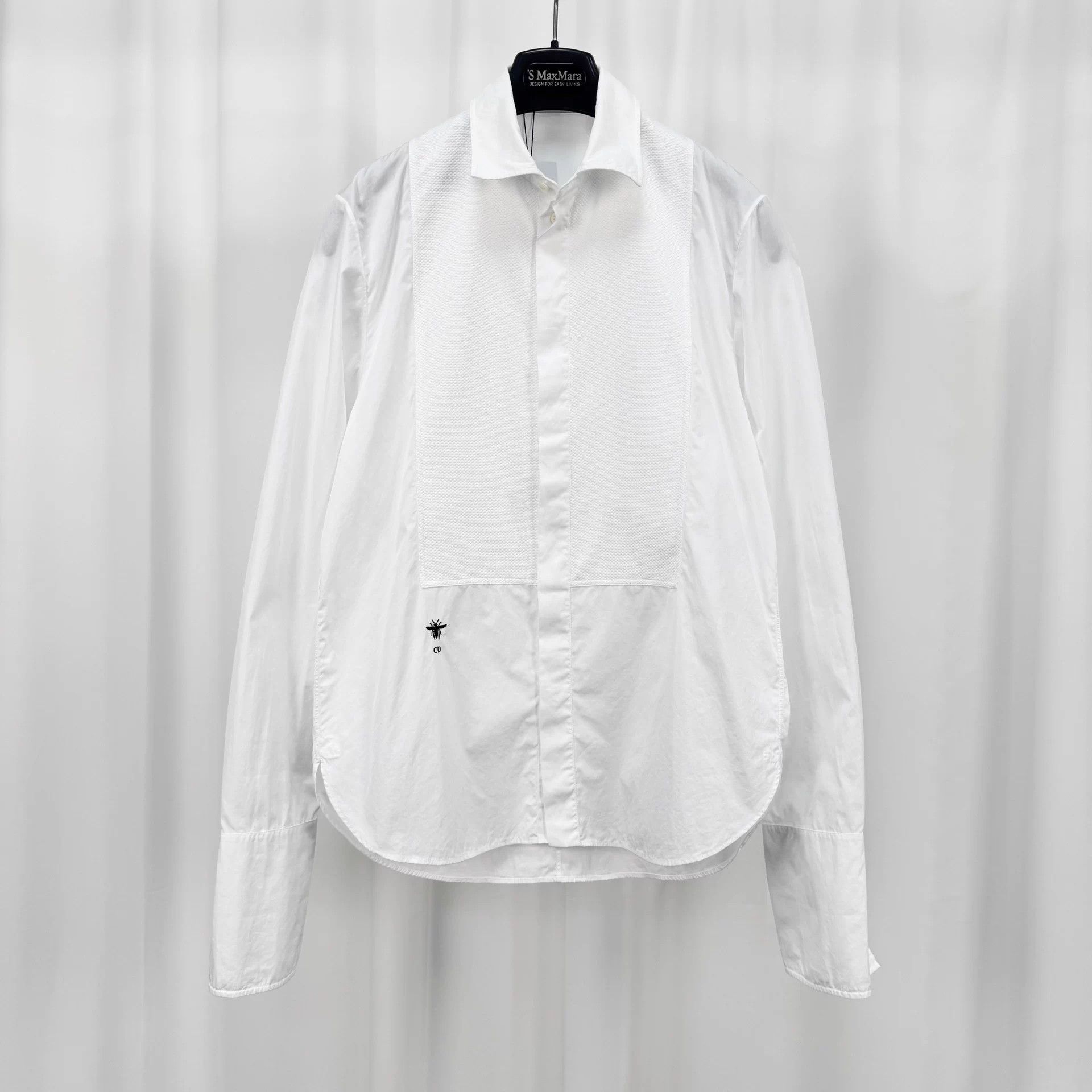 Dior Dior Embroidered Bee Cotton Poplin Shirt 36 99 New Size XS / US 0-2 / IT 36-38 - 1 Thumbnail