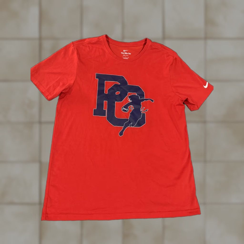 Nike Nike Shirt Mens L Red Football Player Graphic Tee Dri-FIT Athletic Size US L / EU 52-54 / 3 - 1 Thumbnail