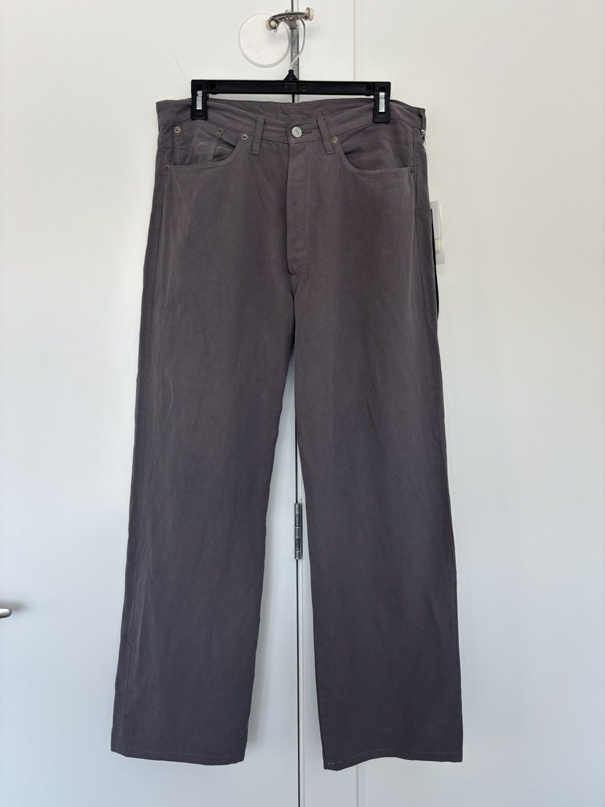 Kaptain Sunshine LW - C x KAPTAIN SUNSHINE COTTON LINEN PANT - DUST GREY Size US 32 / EU 48 - 5 Thumbnail