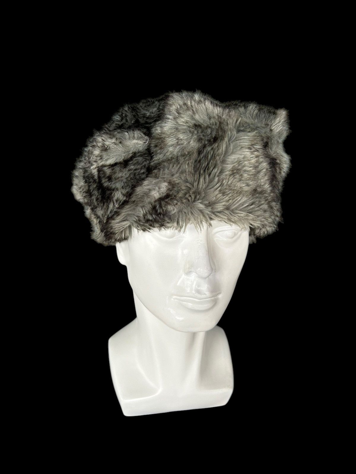 Japanese Brand × Kapital × Vintage Japanese Mohawak Hairy Fur Beanie Hats Rare ☠️☠️ Size ONE SIZE - 4 Thumbnail