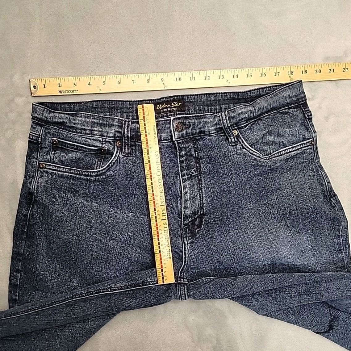 Vintage Urban Star Jeans Men 38x32 Blue Relaxed Straight Casual Stretch Everyday Pants Size US 38 / EU 54 - 7 Thumbnail