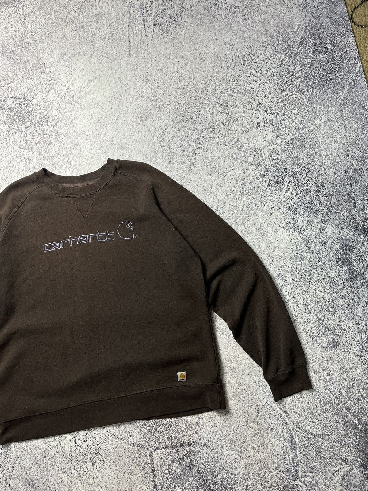 Carhartt Vintage Carhartt For Women Y2K Sweatshirt Big Logo Size L Size L / US 10 / IT 46 - 3 Thumbnail