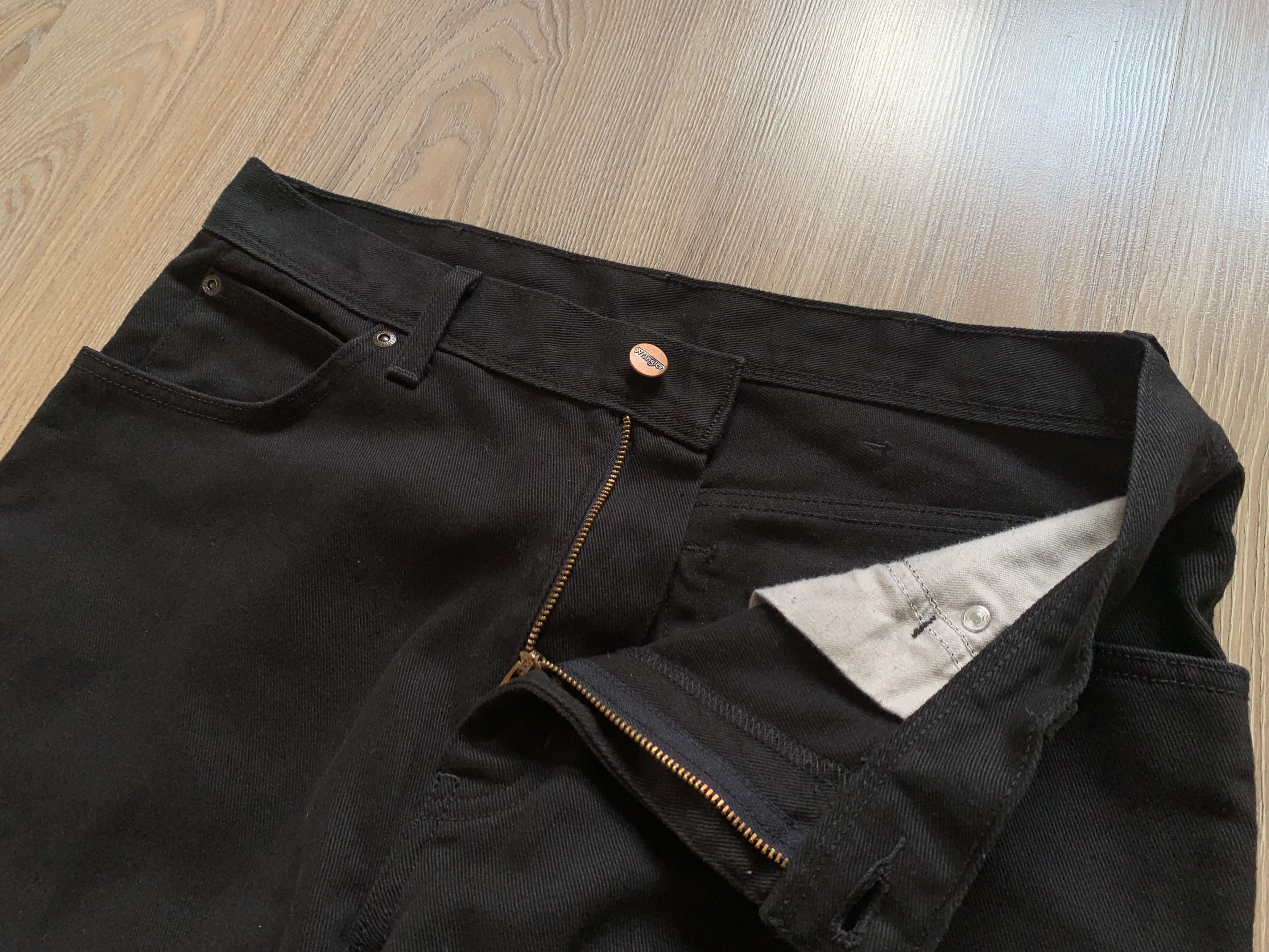 Wrangler Wrangler Regular Fit Black Jeans Size US 34 / EU 50 - 5 Thumbnail