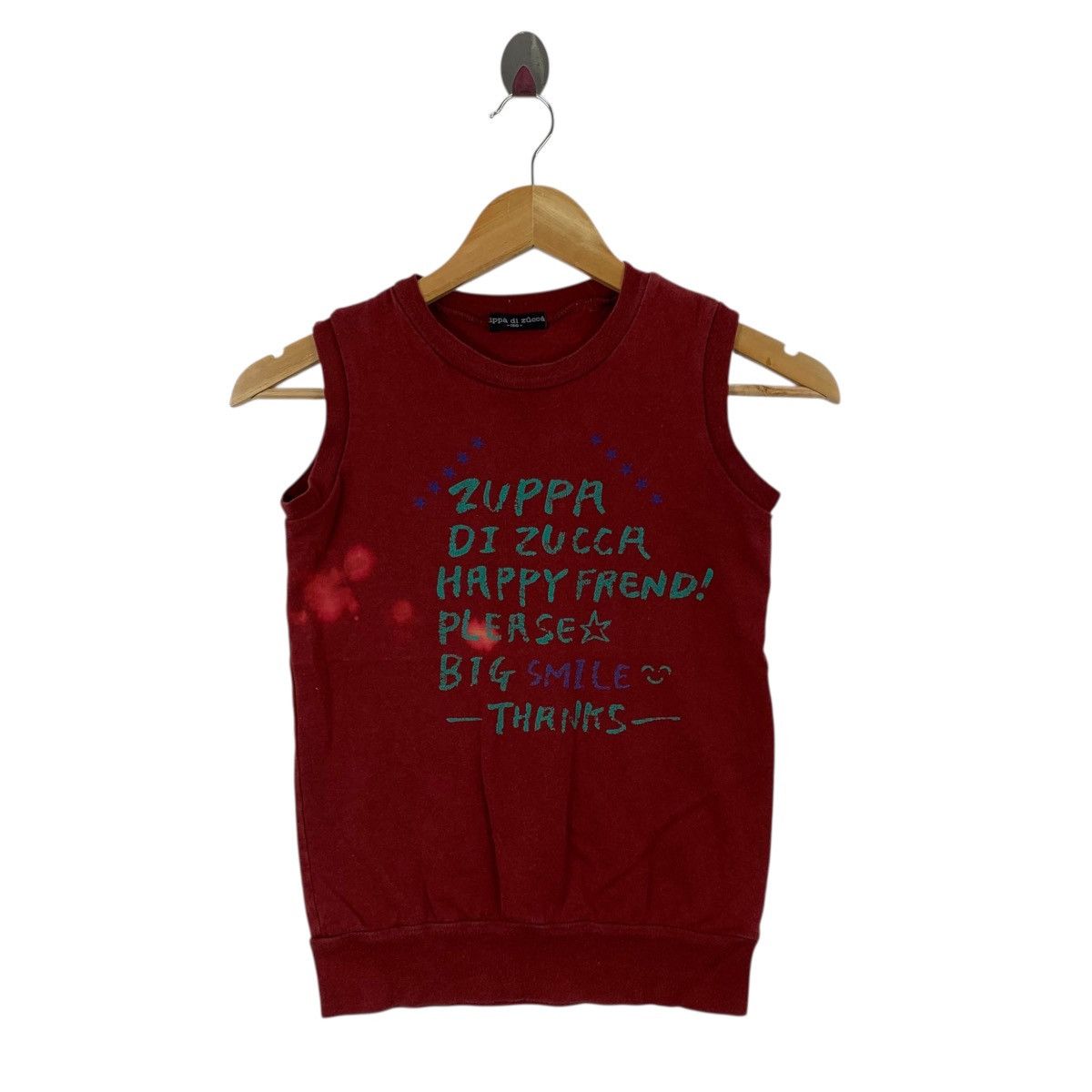 Vintage Vintage ZUPPA DI ZUCCA Issey Miyake Happy Frend Tshirt Size US XS / EU 42 / 0 - 1 Thumbnail