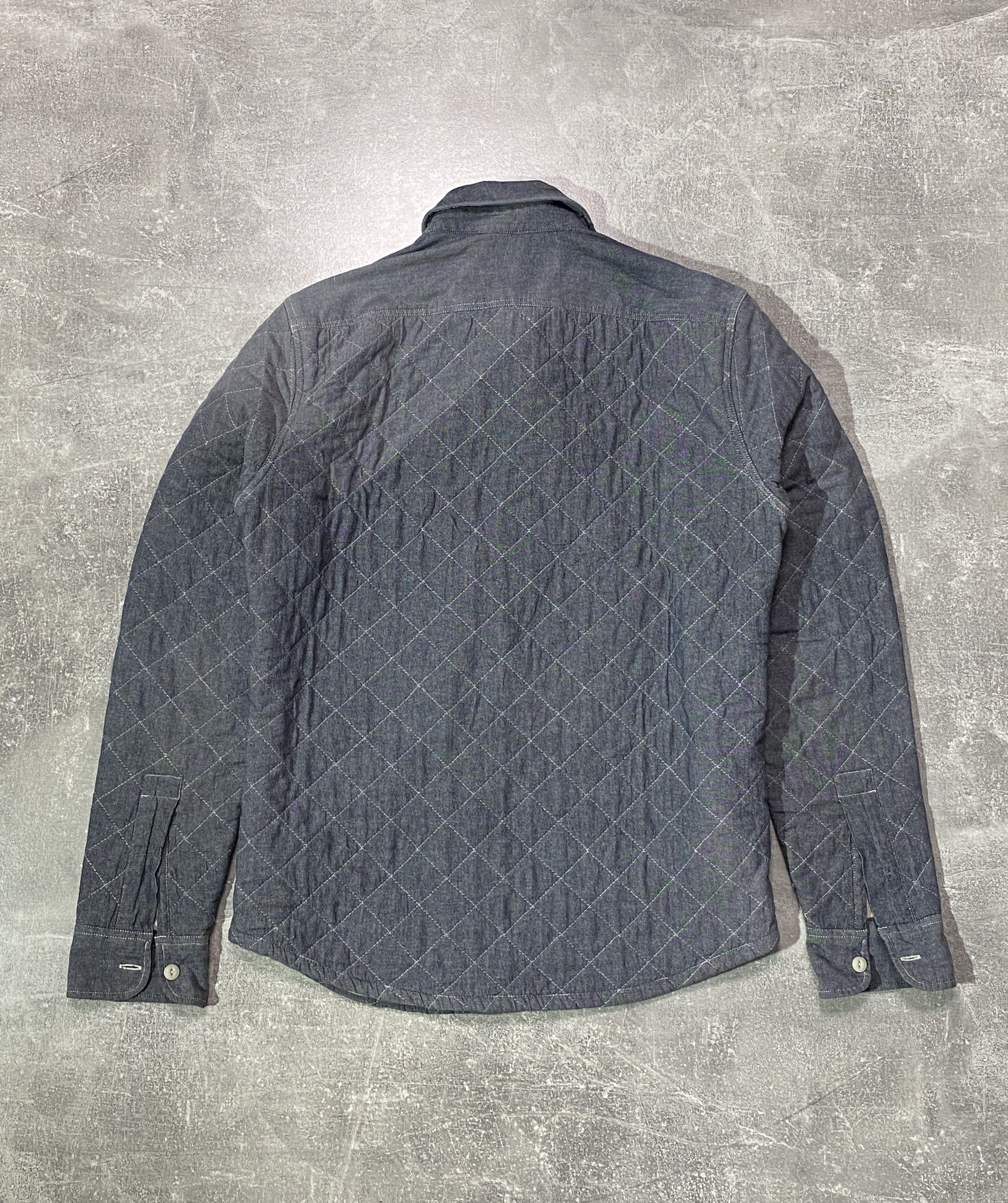Allsaints Vintage Y2K Allsaints Sun Faded Denim Overshirt Size US S / EU 44-46 / 1 - 5 Thumbnail