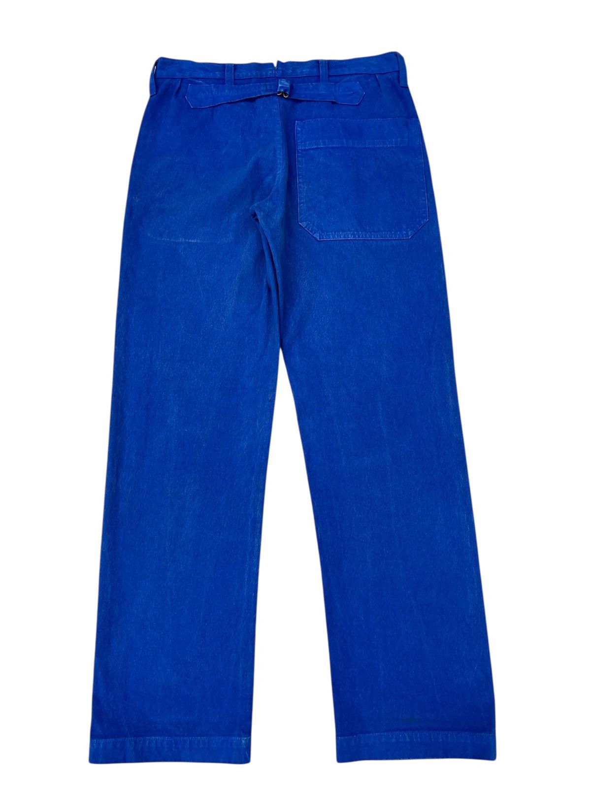 Schlussel Dejeuner Japan French Indigo Work Pant Trouser Cinch Back Size US 30 / EU 46 - 14 Thumbnail