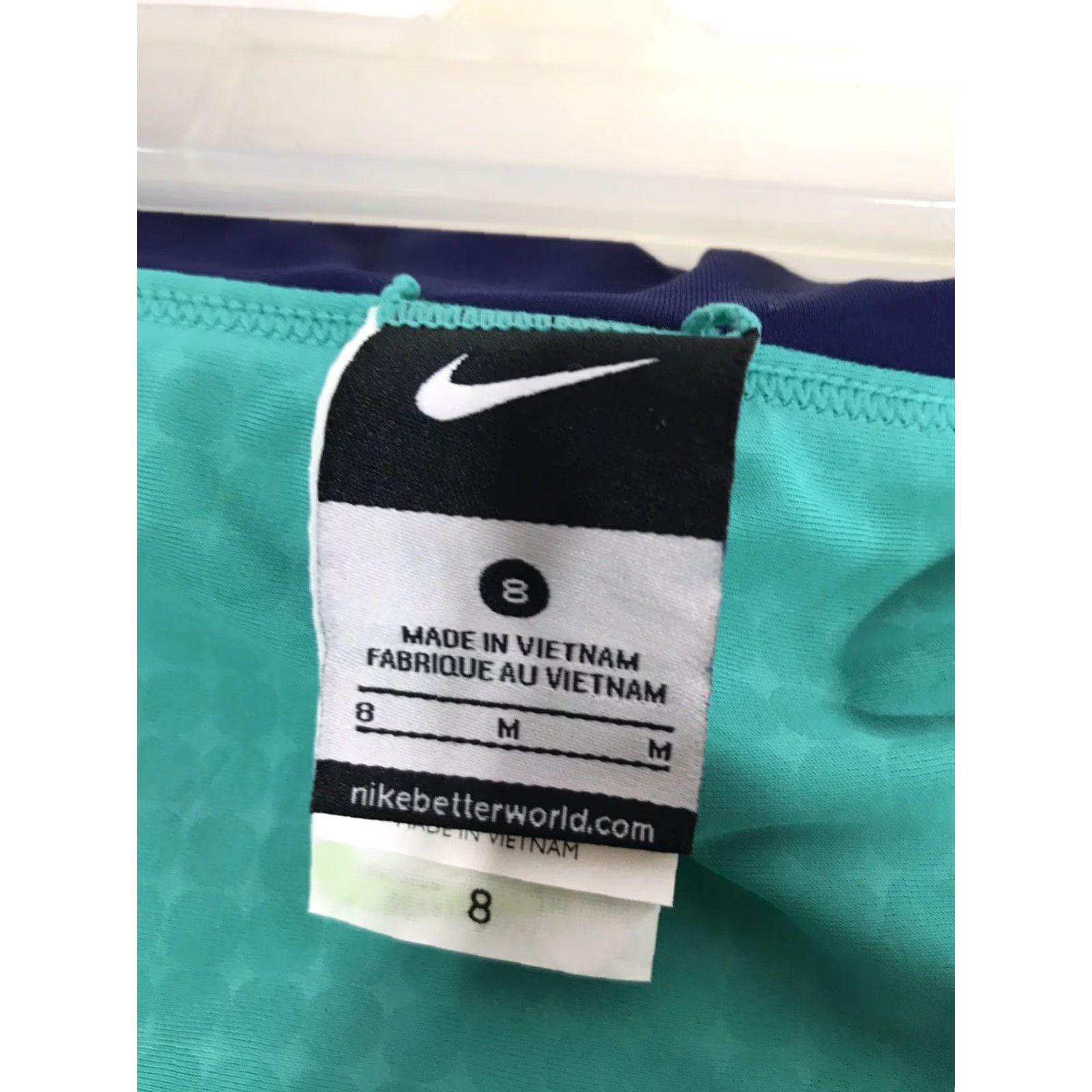 Nike Nike Women’s Reversible Swim Bottoms Size 8 Bikini Multicolor Nylon Spandex Colorful 2020s Size 30" / US 8 / IT 44 - 5 Thumbnail