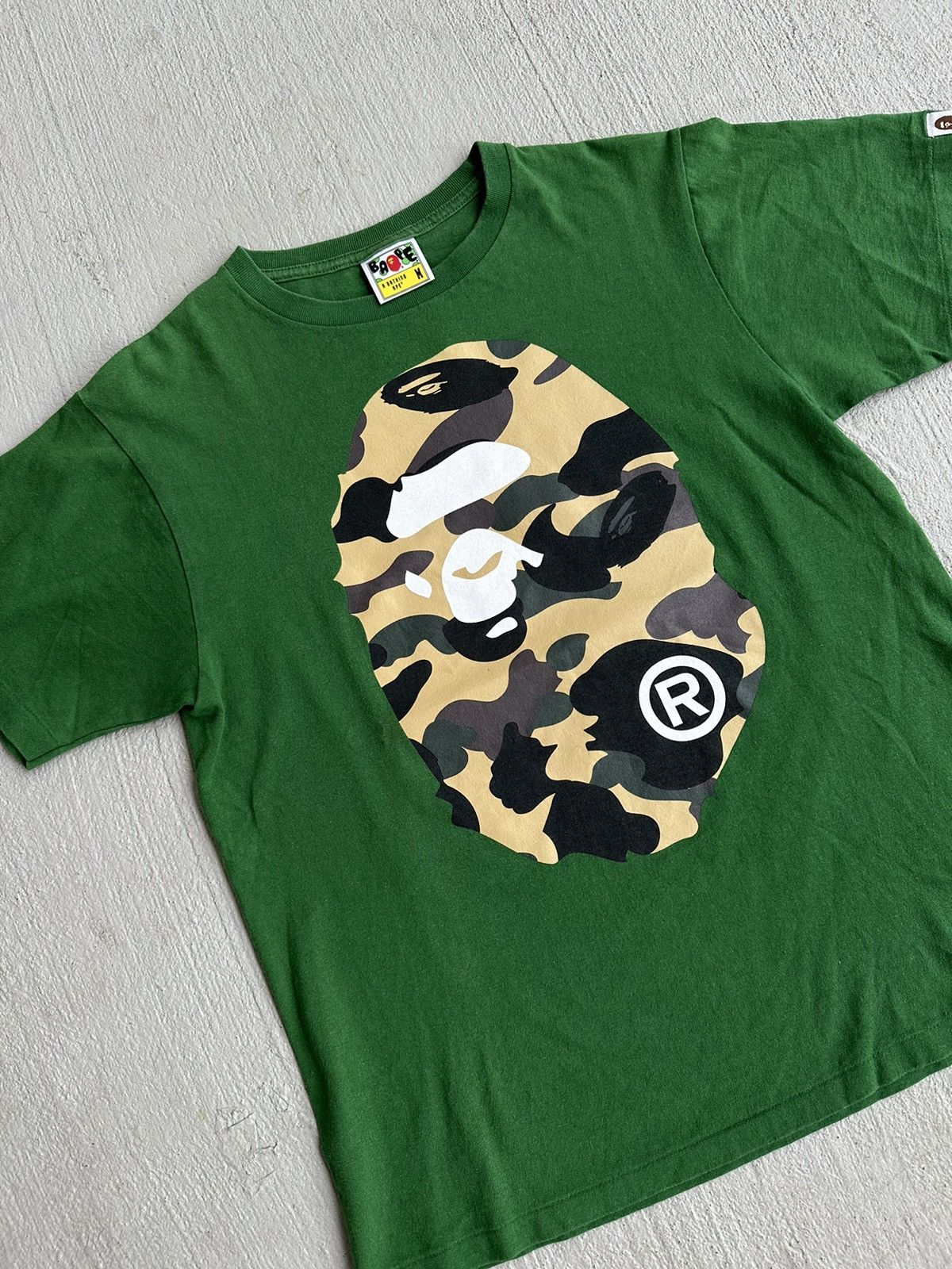 image of Bape Shirt in Green, Men's (Size Medium)