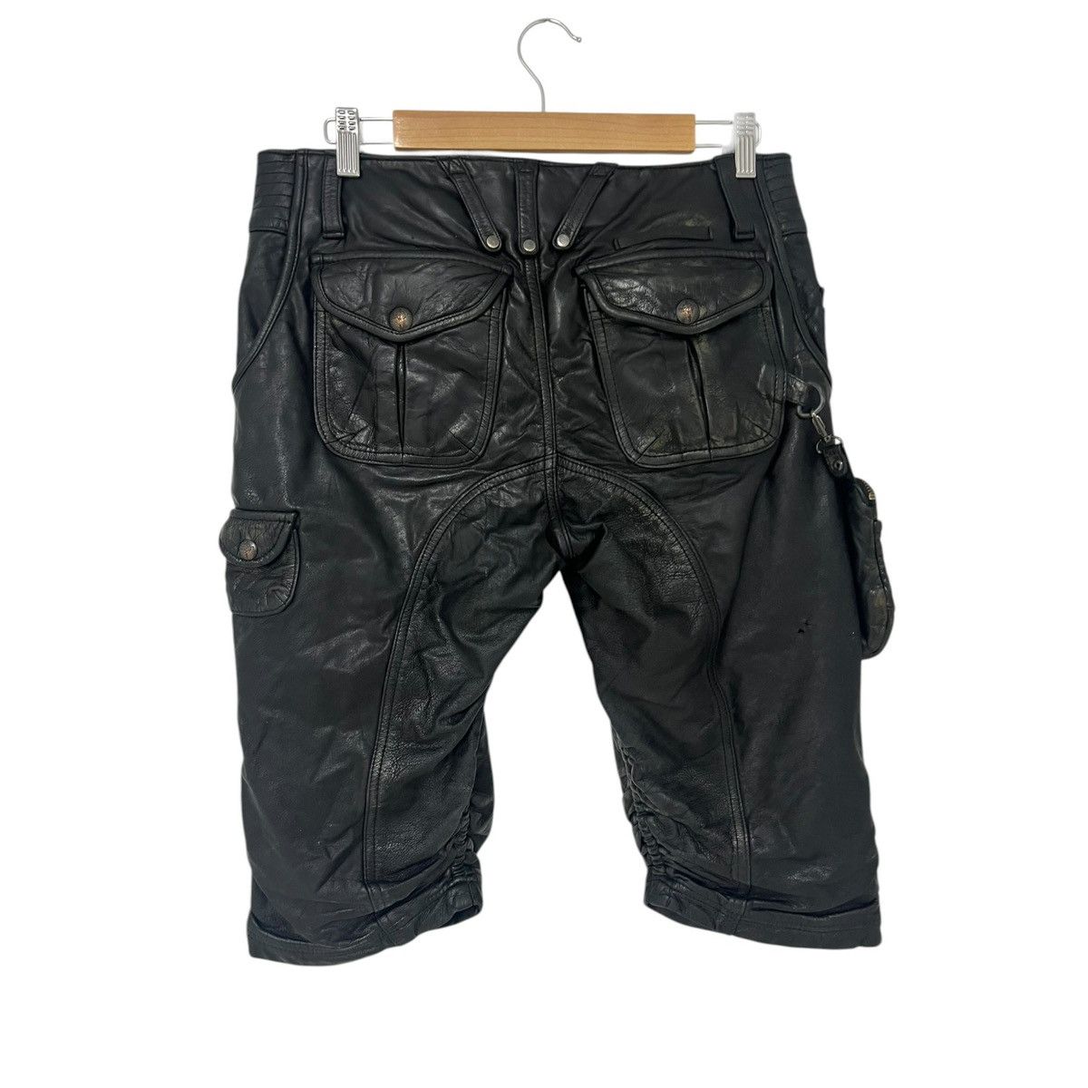 14th Addiction 14th addiction raven leather shorts Size US 30 / EU 46 - 5 Thumbnail