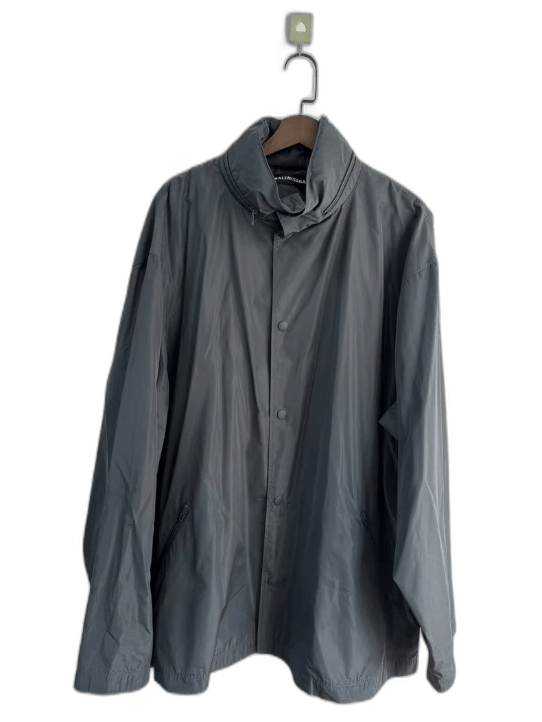 Balenciaga Balenciaga Metal Nylon Logo Jacket Size US L / EU 52-54 / 3 - 1 Thumbnail