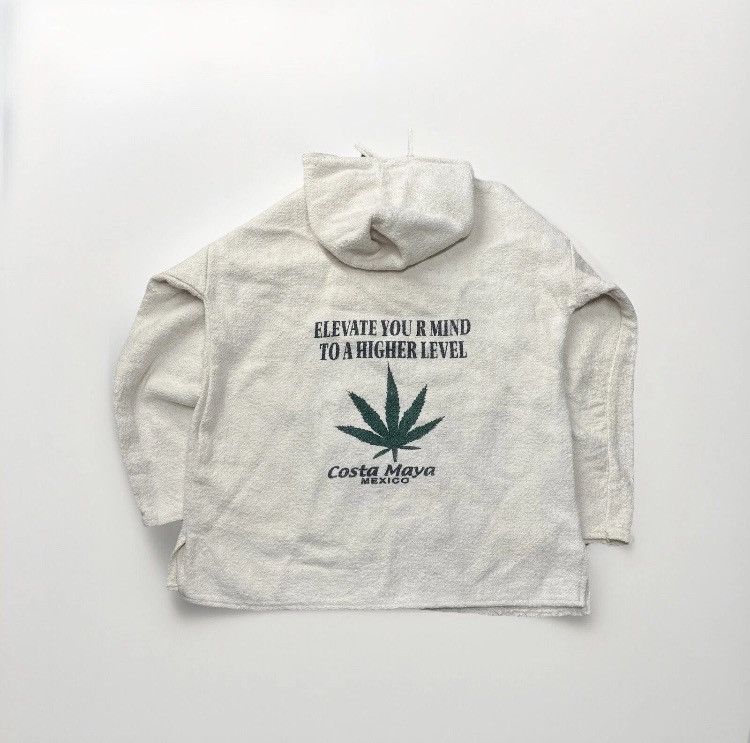 Vintage Drug Rug Mexican Baja Weed Hoodie Elevate Your Mind Size US L / EU 52-54 / 3 - 1 Thumbnail