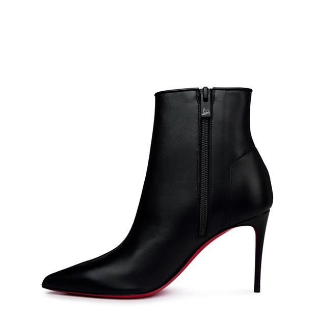 Christian Louboutin Sporty Kate 85mm Leather Ankle Boots Size US 7 / IT 37 - 3 Thumbnail