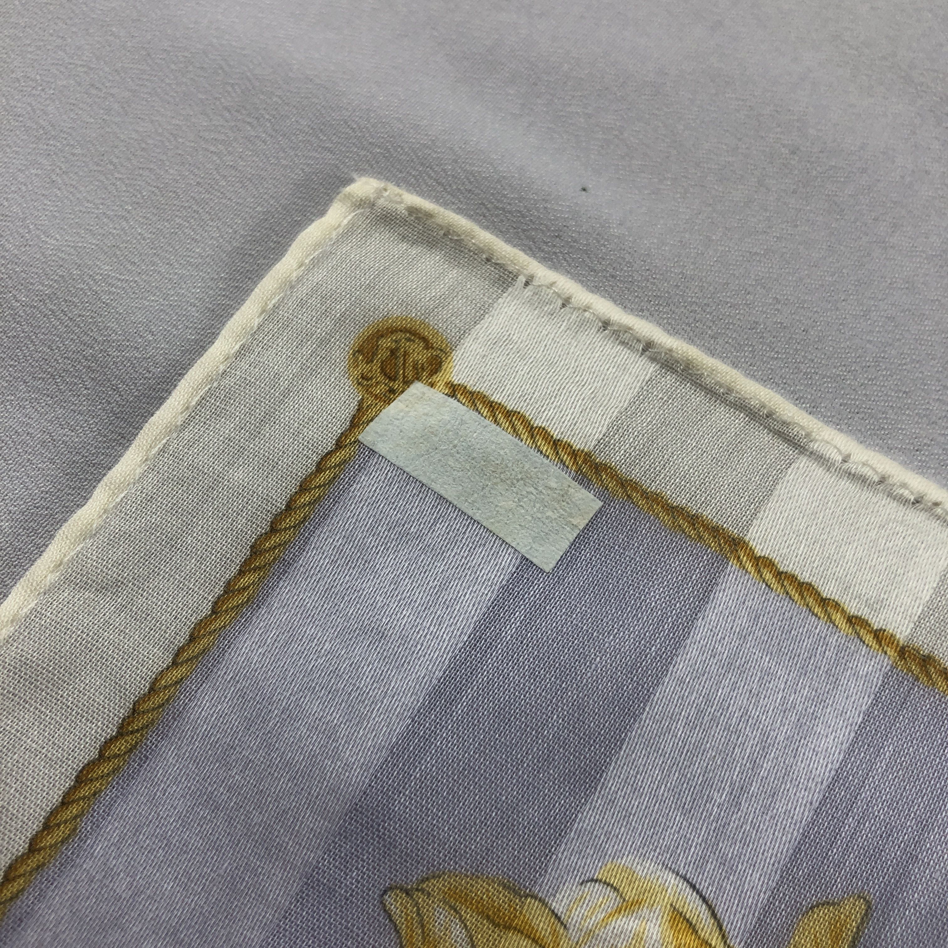 Christian Dior Monsieur Christian Dior Handkerchief Neckerchief Bandana H2974 Size ONE SIZE - 7 Thumbnail