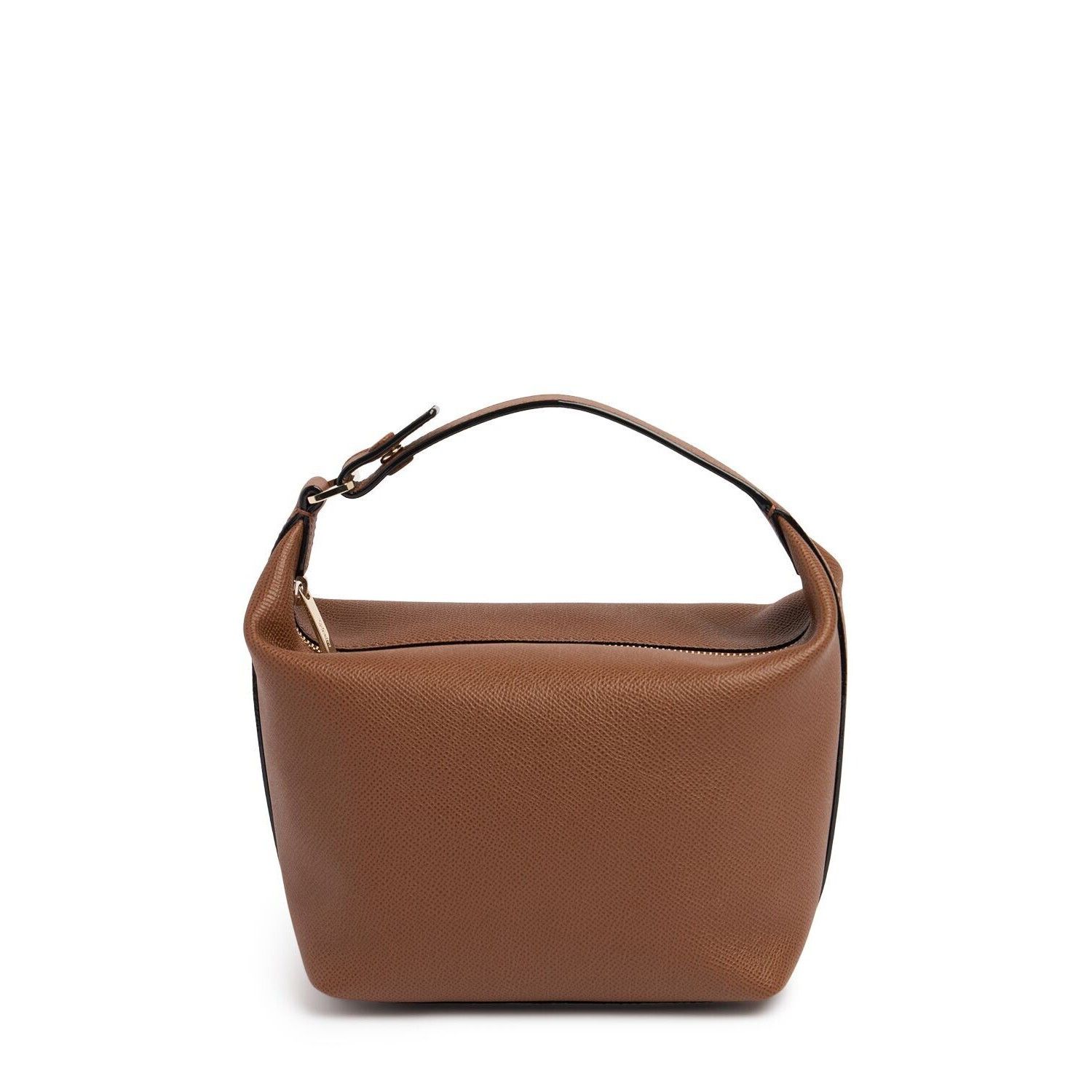 Valextra VALEXTRA Mochi Mini $1550 Chocolate Brown Leather Top Handle Size ONE SIZE - 1 Thumbnail
