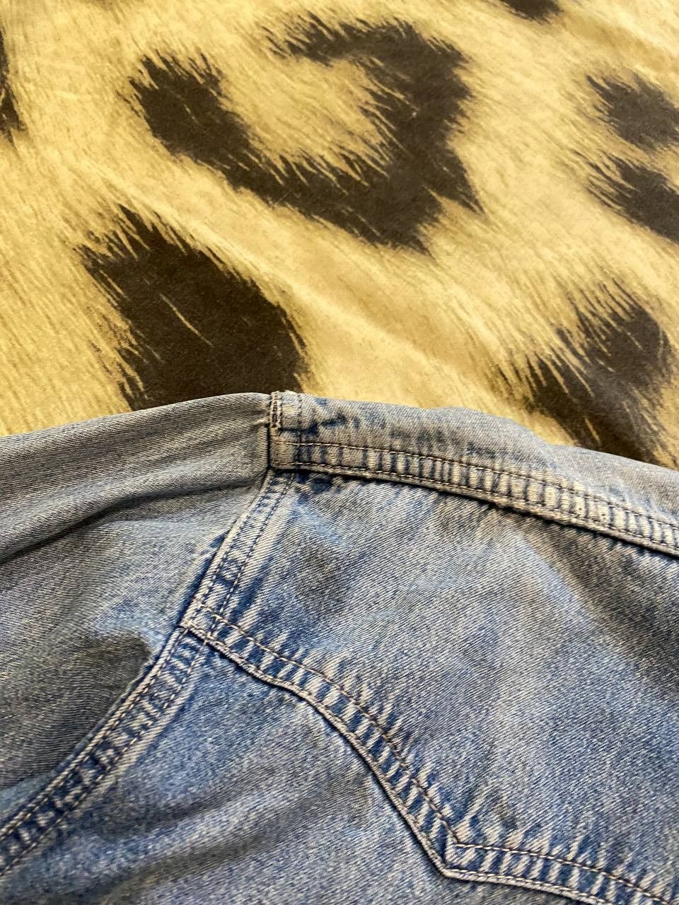 Levi's LEVIS designer distressed denim shirt Size US M / EU 48-50 / 2 - 11 Thumbnail
