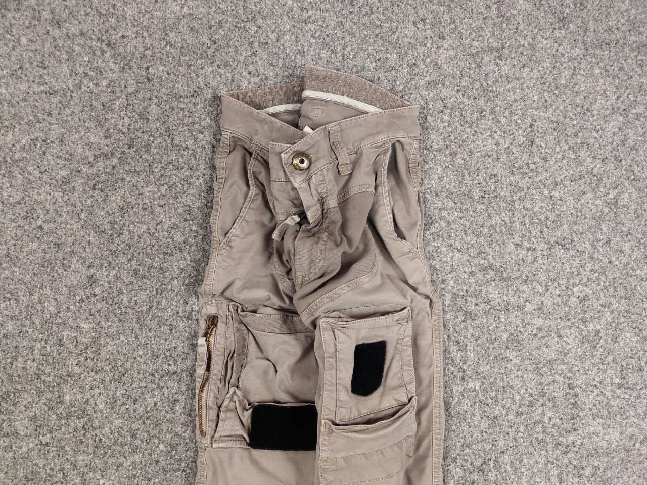 Aeronautica Militare Aeronautica Militare Vintage logo Cargo Zip Beige Pants Size US 30 / EU 46 - 6 Thumbnail