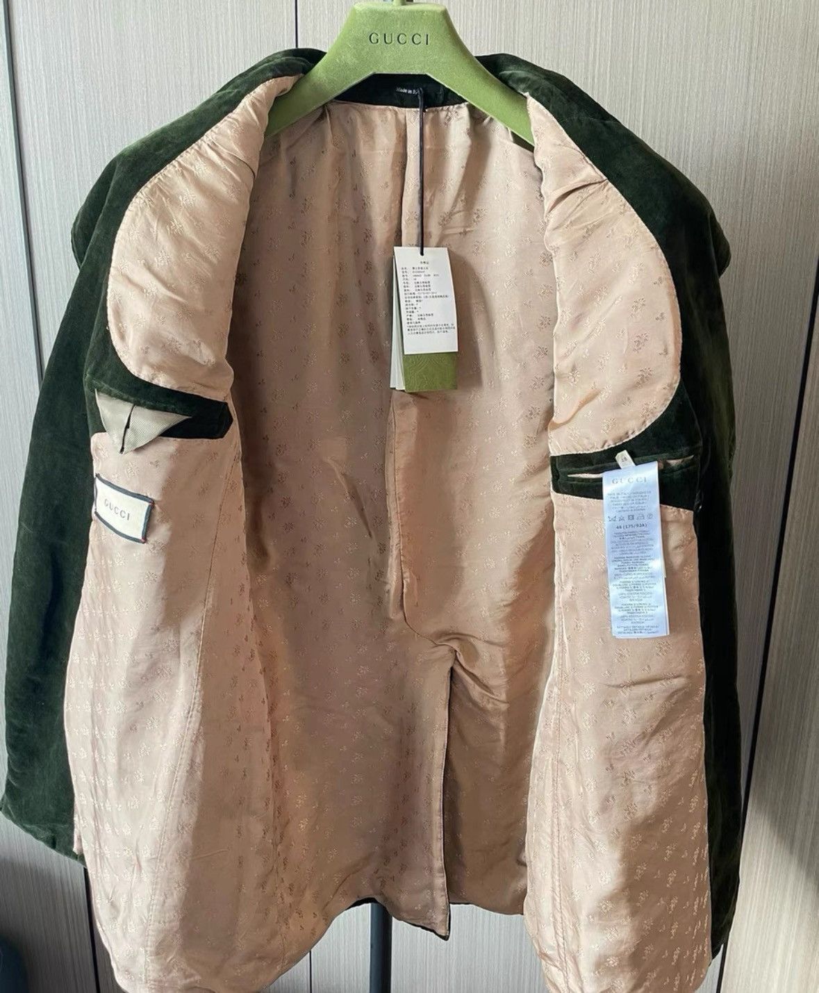 Gucci Gucci men's double-breasted single suit Size US M / EU 48-50 / 2 - 4 Thumbnail