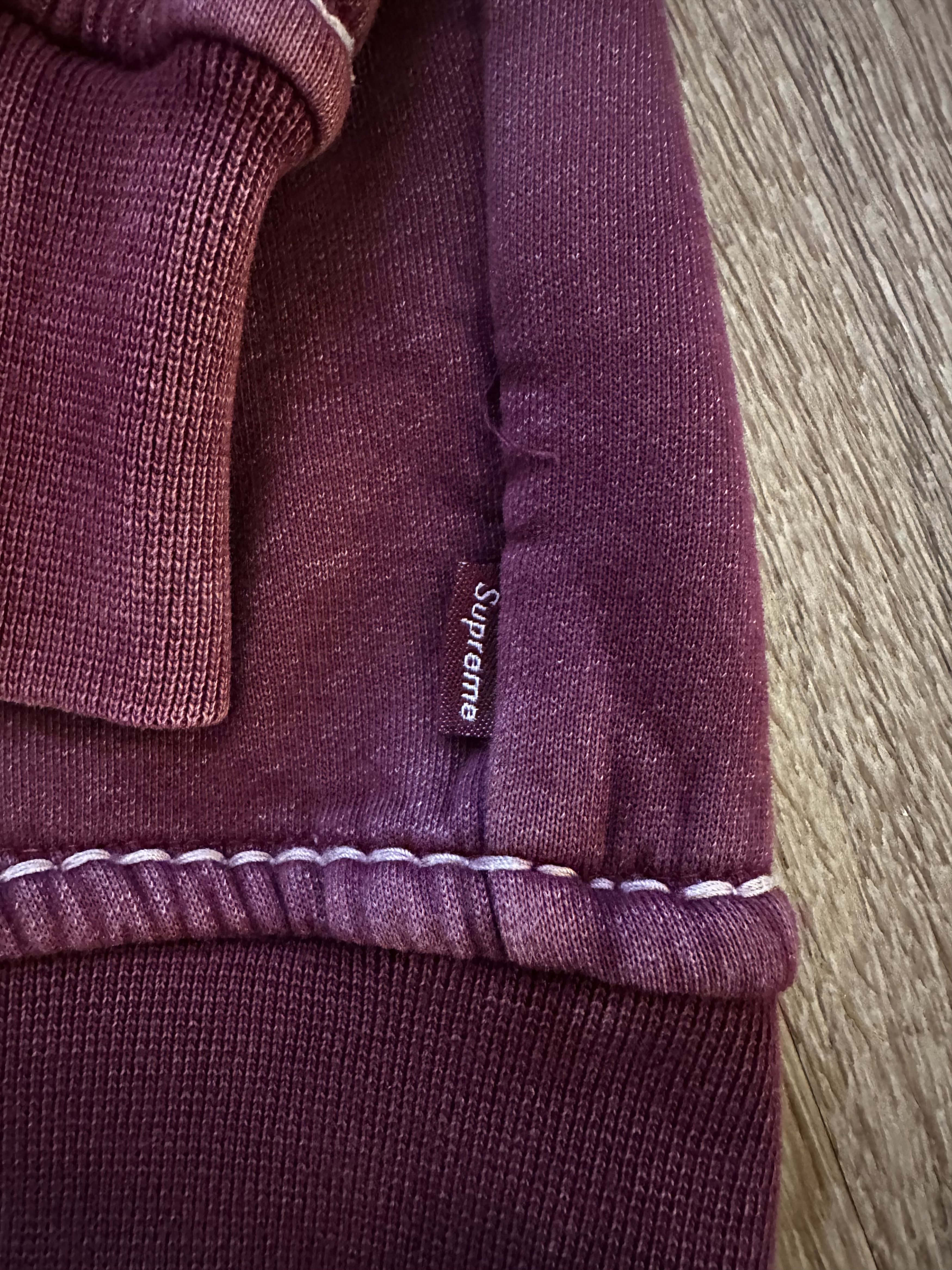 Supreme × True Religion Supreme x True Religion Zip Up Hooded Sweatshirt 'Eggplant' Size US L / EU 52-54 / 3 - 6 Thumbnail