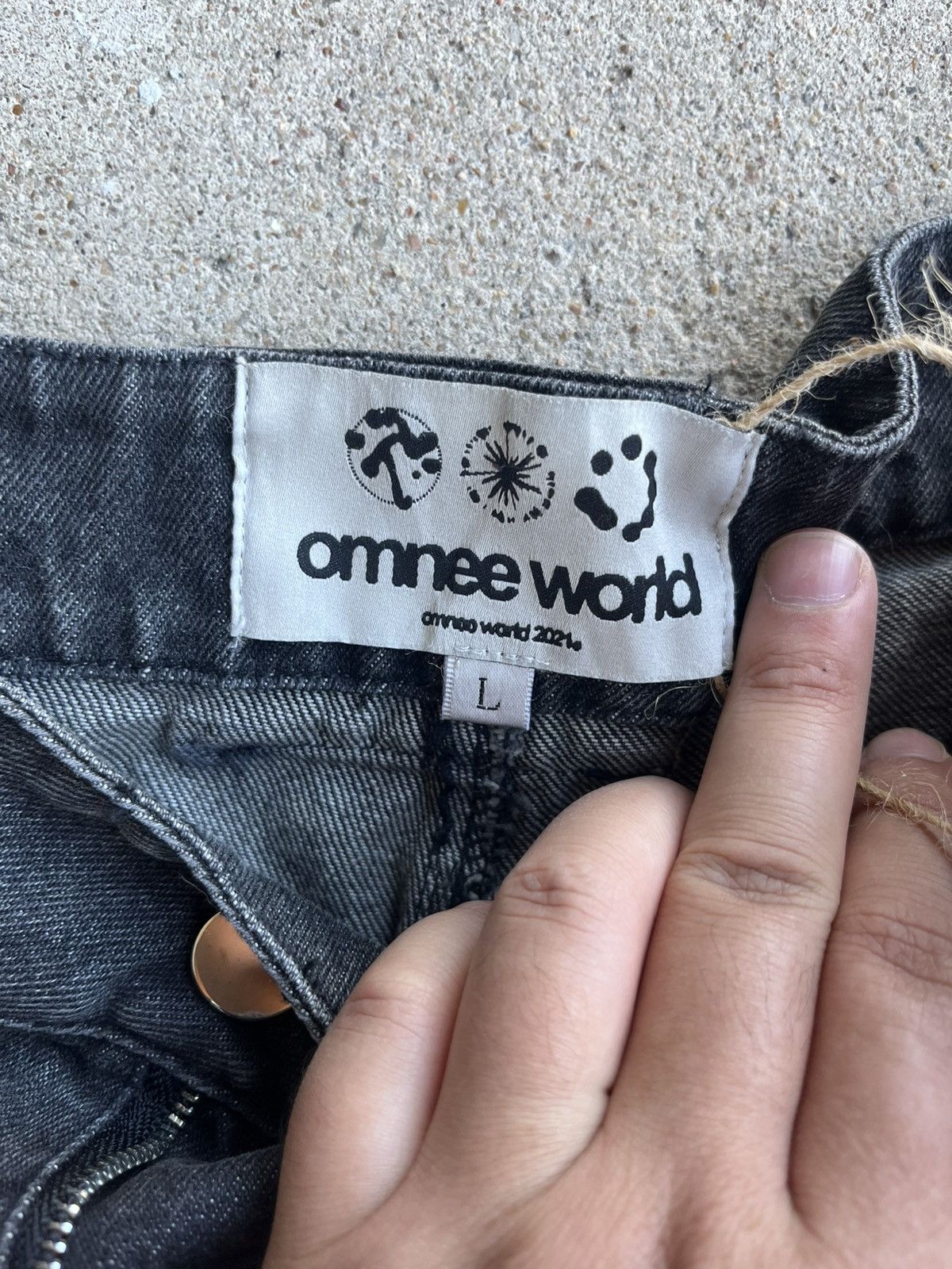 Other Omnee World Denim Cargo Pants Size US 36 / EU 52 - 3 Thumbnail