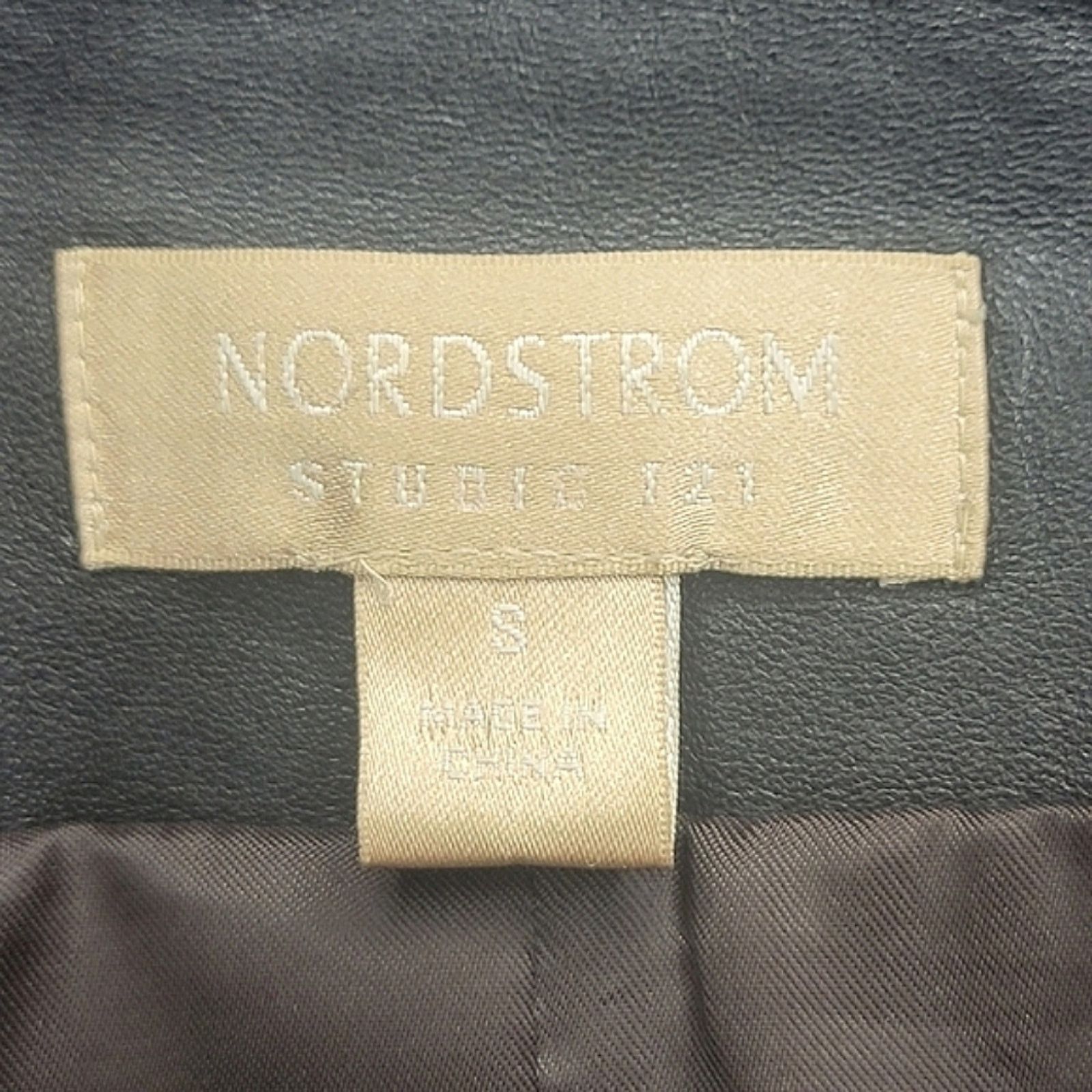 Nordstrom Nordstrom Studio 121 Brown Suede Leather Jacket Zip Front S Size S / US 4 / IT 40 - 12 Thumbnail