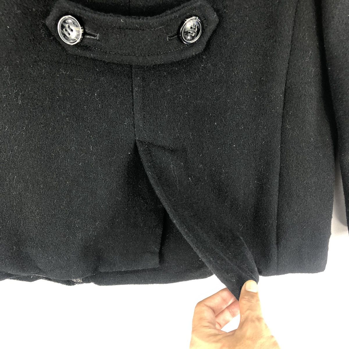 Japanese Brand Royal Party Double Breasted Wool Peacoat Jacket Size S / US 4 / IT 40 - 12 Thumbnail