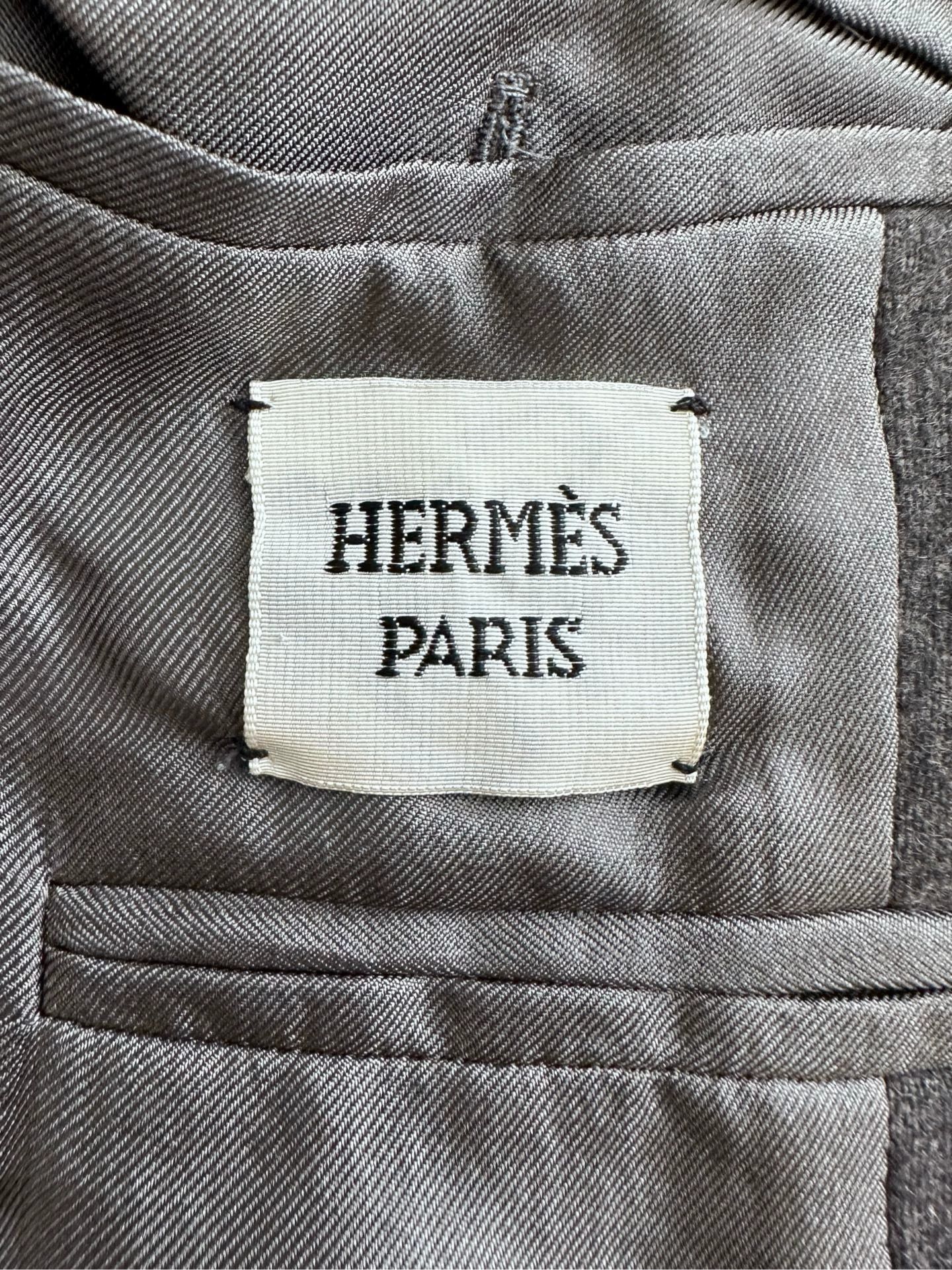 Hermes HERMES JPG Gaultier cashmere blazer women's gray34 Size XS / US 0-2 / IT 36-38 - 7 Thumbnail