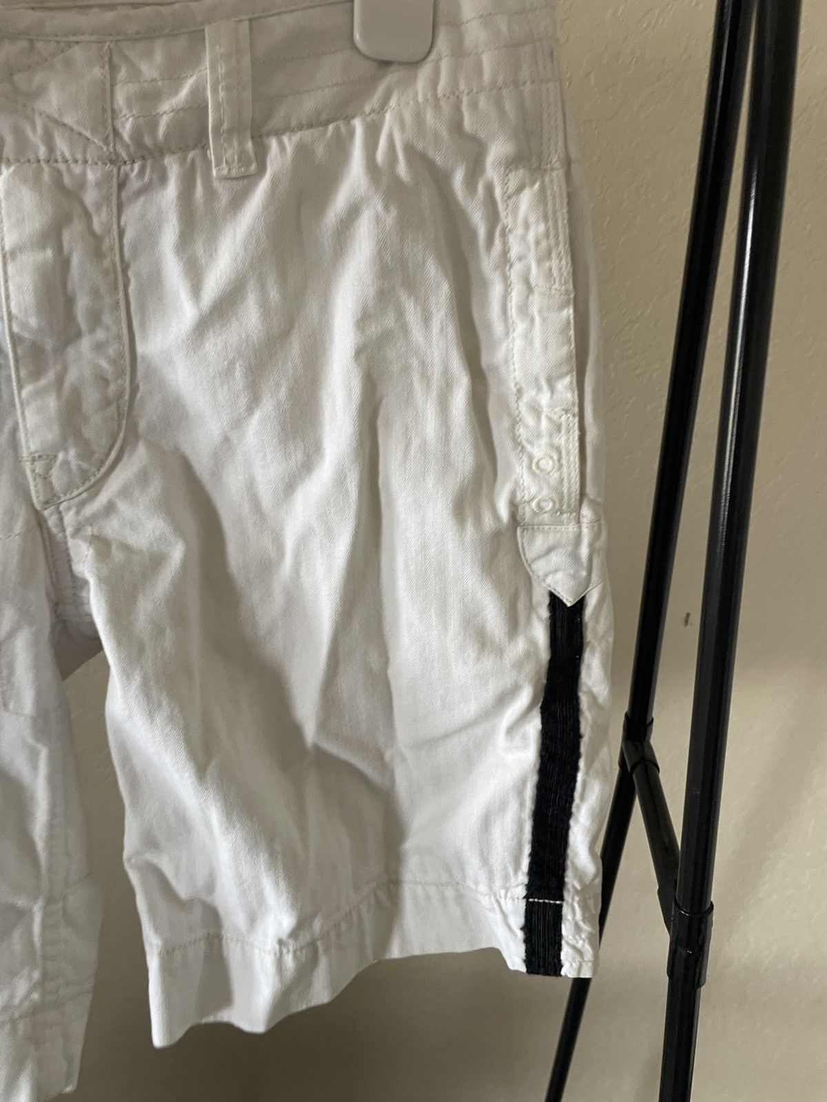Rugby Ralph Lauren Cargo style shorts w/ Black piping down the sides Size US 30 / EU 46 - 2 Thumbnail