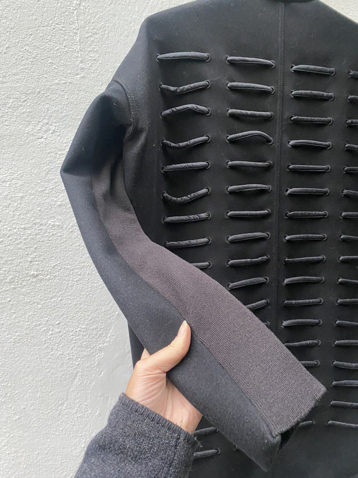 Rick Owens Rick Owens PLINTH FW13 Black Wool Coat Size S / US 4 / IT 40 - 6 Thumbnail