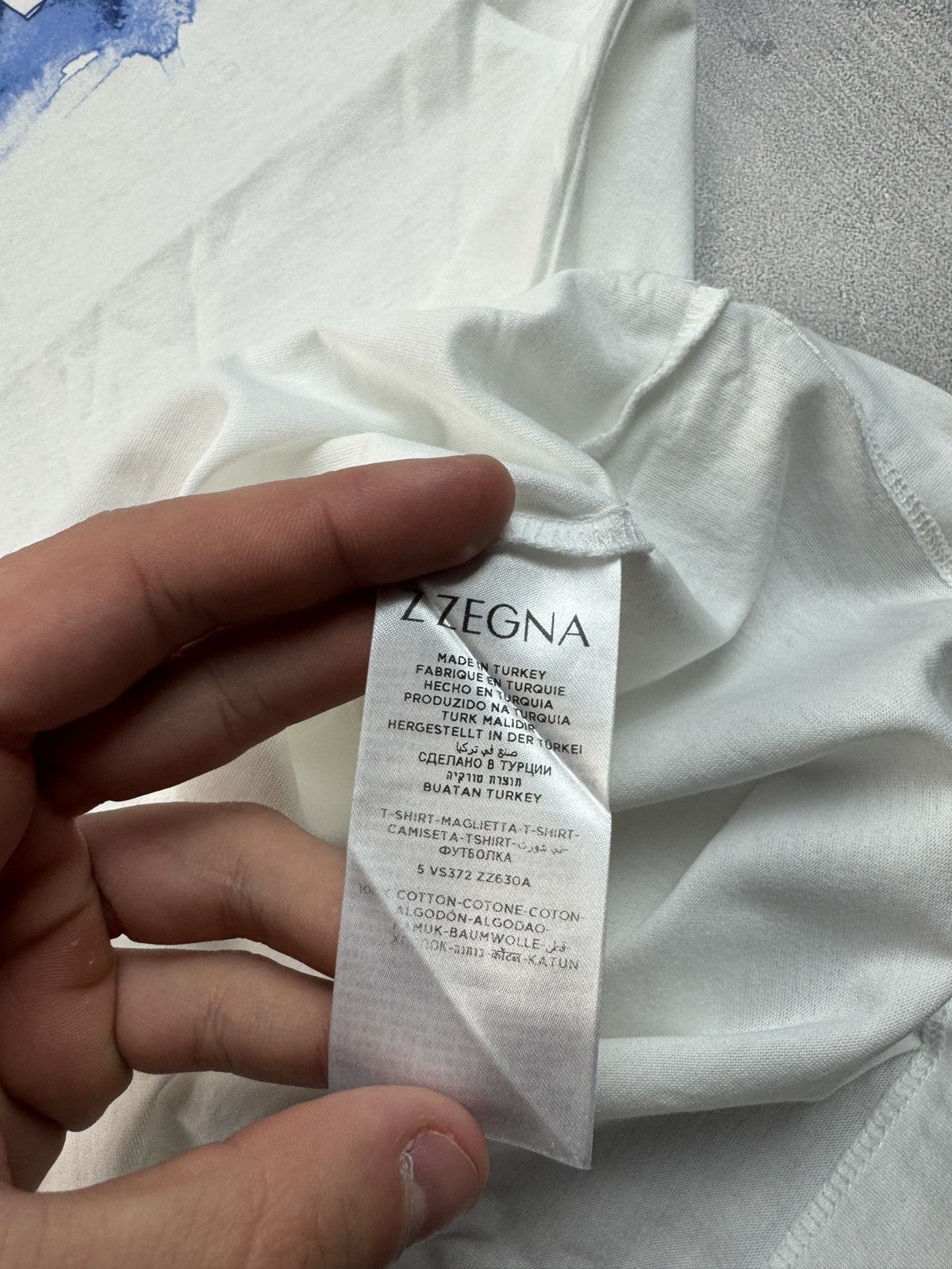 Z Zegna White T-shirt Ermenegildo Zegna ZZegna Tee Size US L / EU 52-54 / 3 - 4 Thumbnail