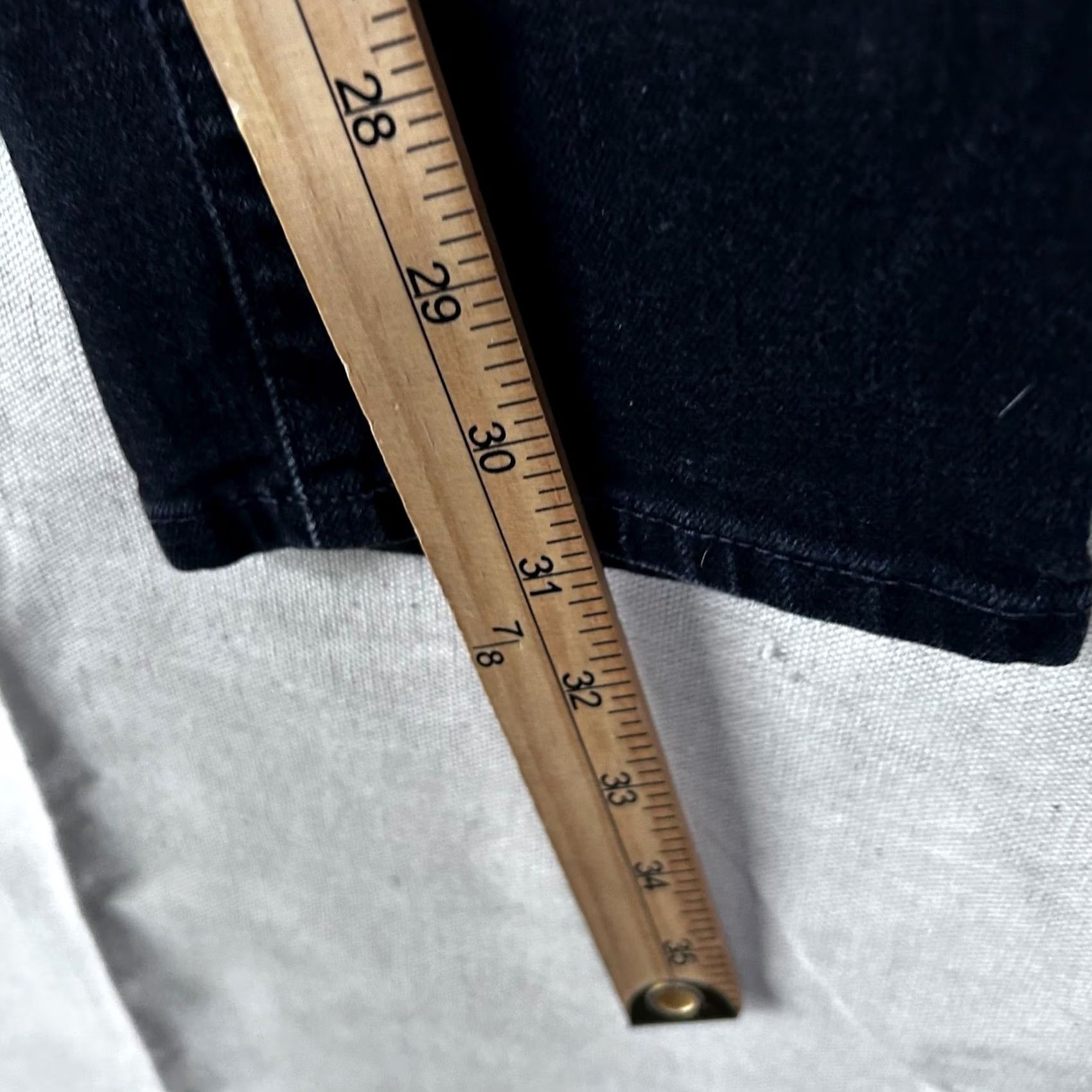 Abercrombie & Fitch Abercrombie & Fitch Athletic Slim Signature Stretch Jeans Black Mens 30x32 Size US 30 / EU 46 - 4 Thumbnail