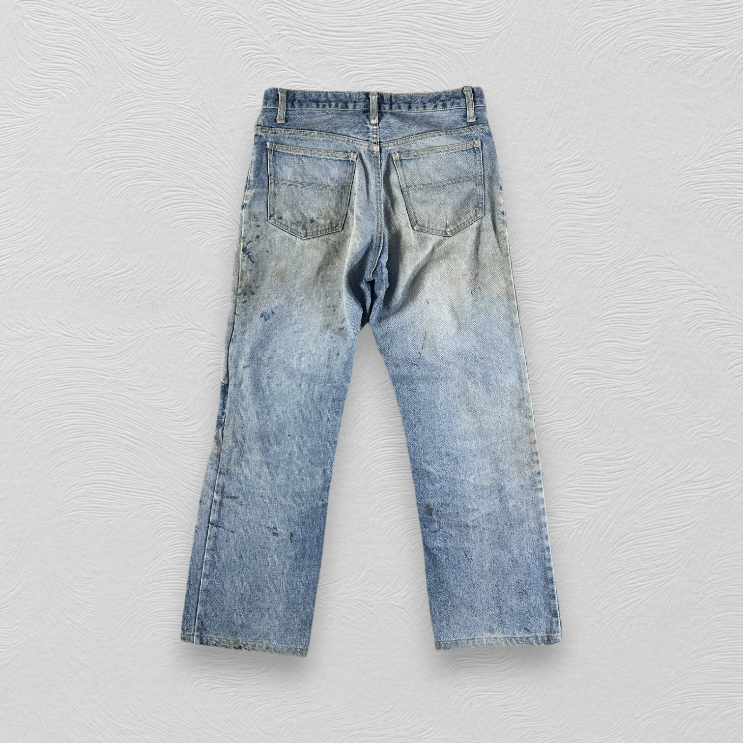Japanese Brand Vintage Japanese Brand Jeans Painted Denim KJ2367 Size US 31 - 2 Thumbnail