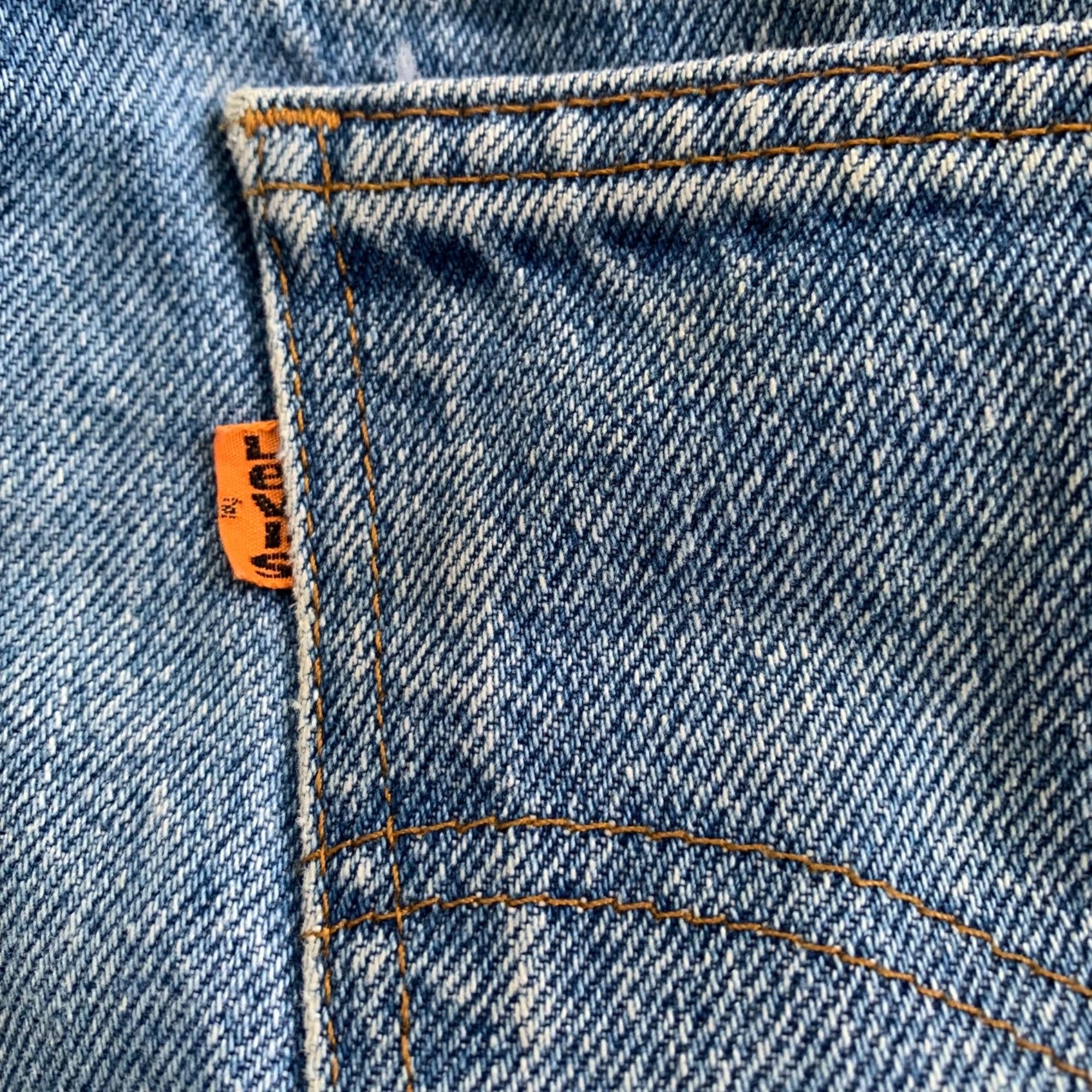 Levi's Vintage Clothing Vintage Levi's Orange Tab Light Wash Perfectly Worn In Jeans Size US 38 / EU 54 - 16 Thumbnail