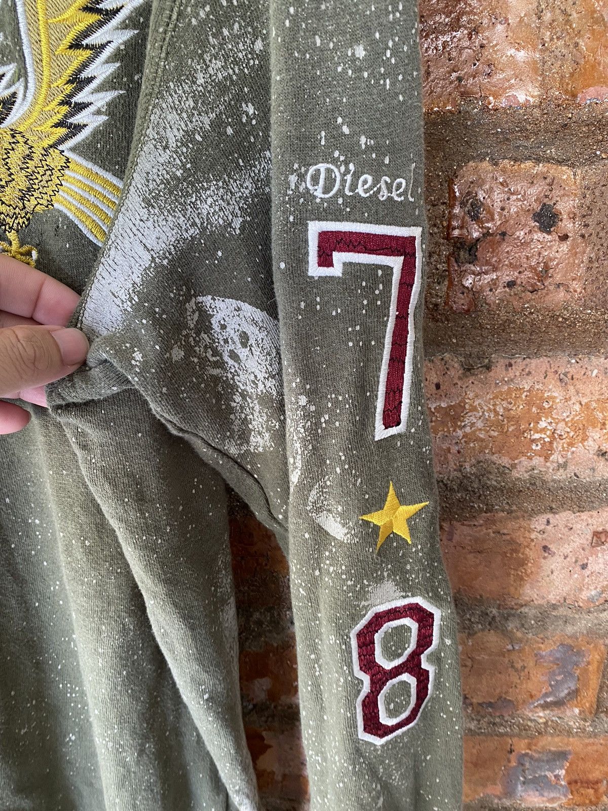 Diesel Vtg Diesel Galaxy universe eagle hoodie Size US M / EU 48-50 / 2 - 9 Thumbnail