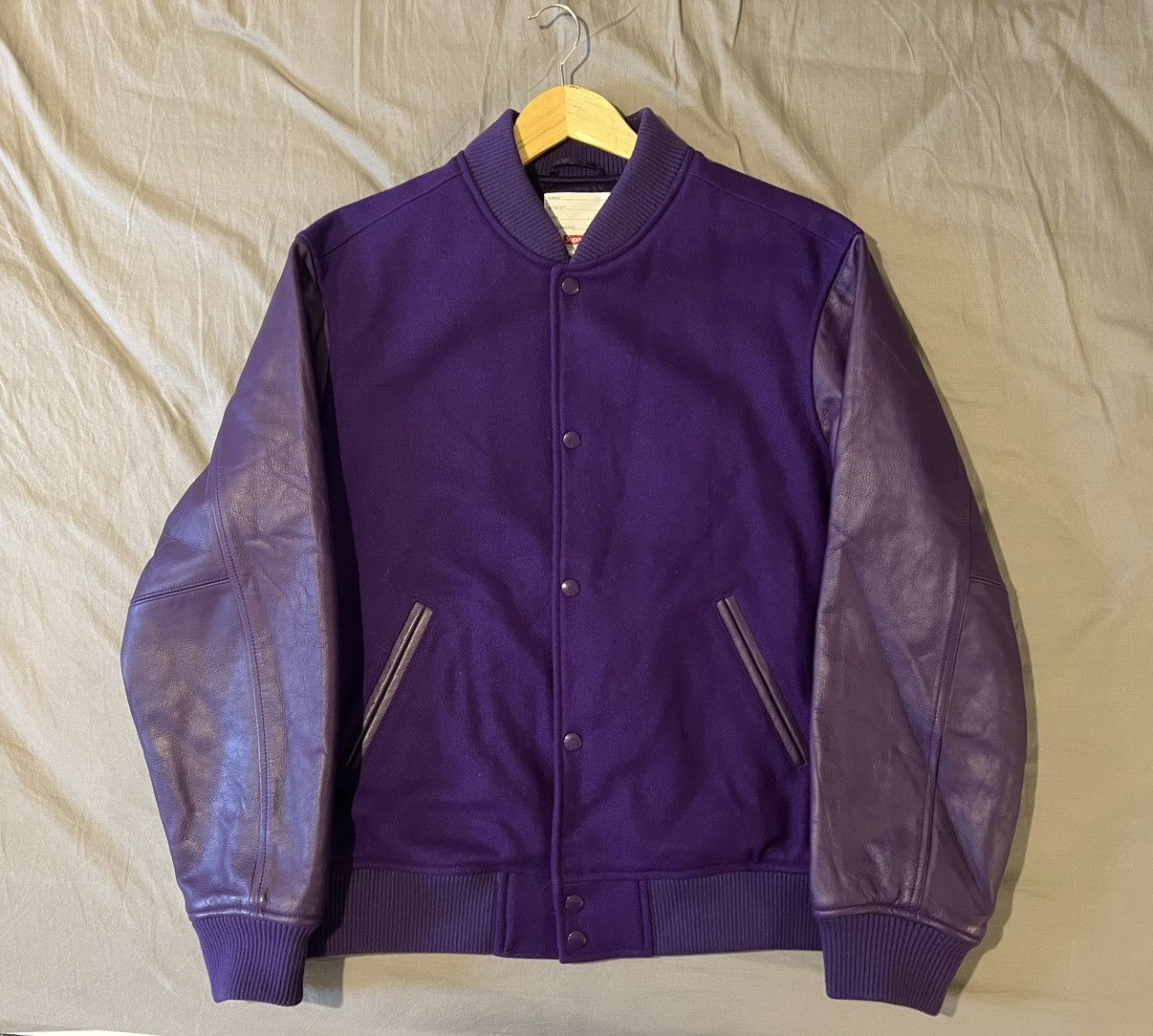 Supreme Motion Logo Varsity Jacket