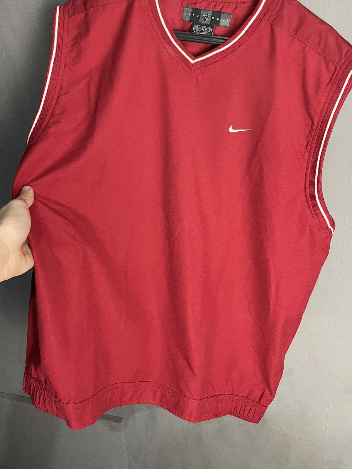 Nike Vintage Nike Golf Vest Sportswear Swoosh Streetwear Rare Size US L / EU 52-54 / 3 - 3 Thumbnail