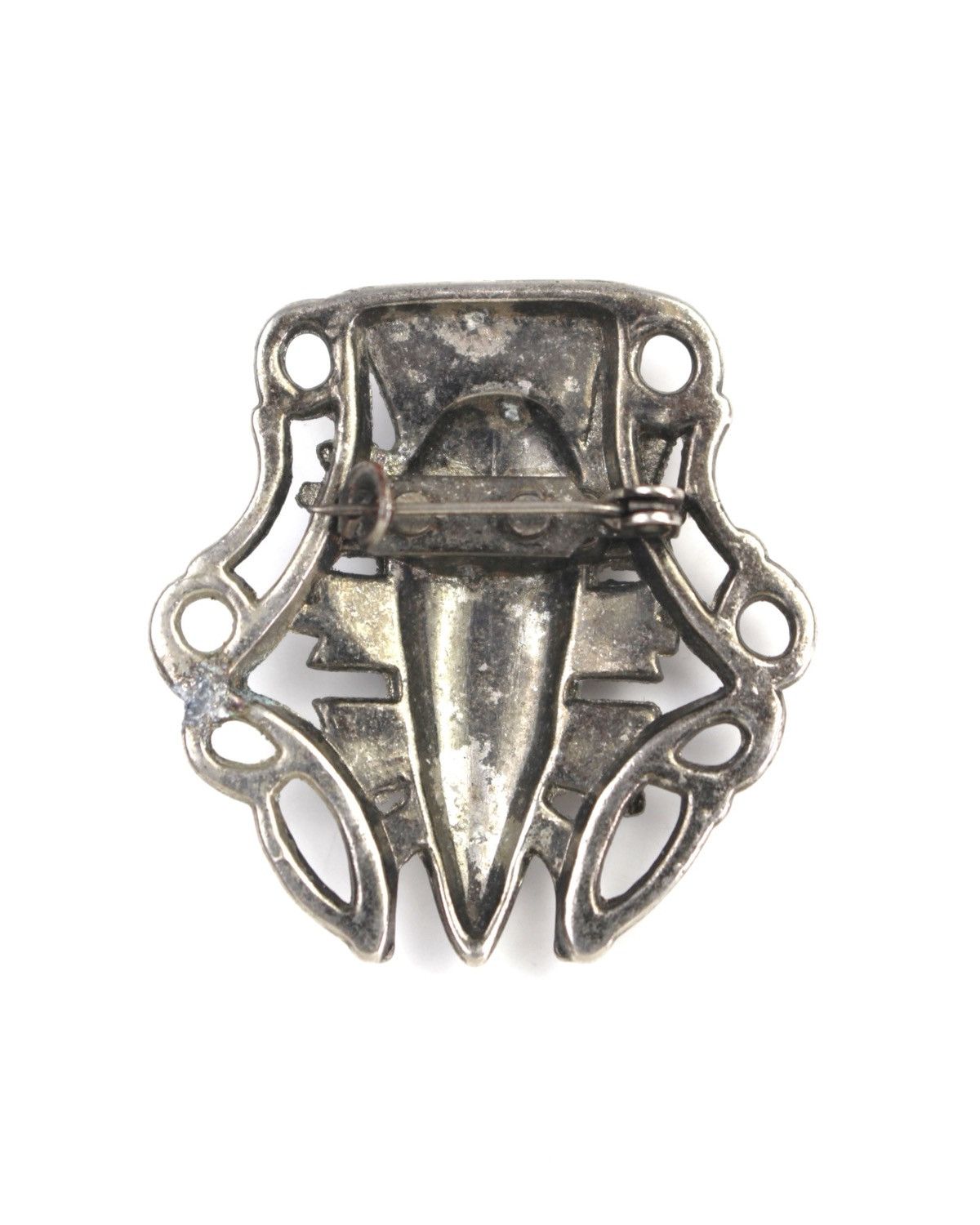 Vintage 2000S JAPANESE MADE TRIBAL MASK RELIC BROOCH Size ONE SIZE - 2 Thumbnail