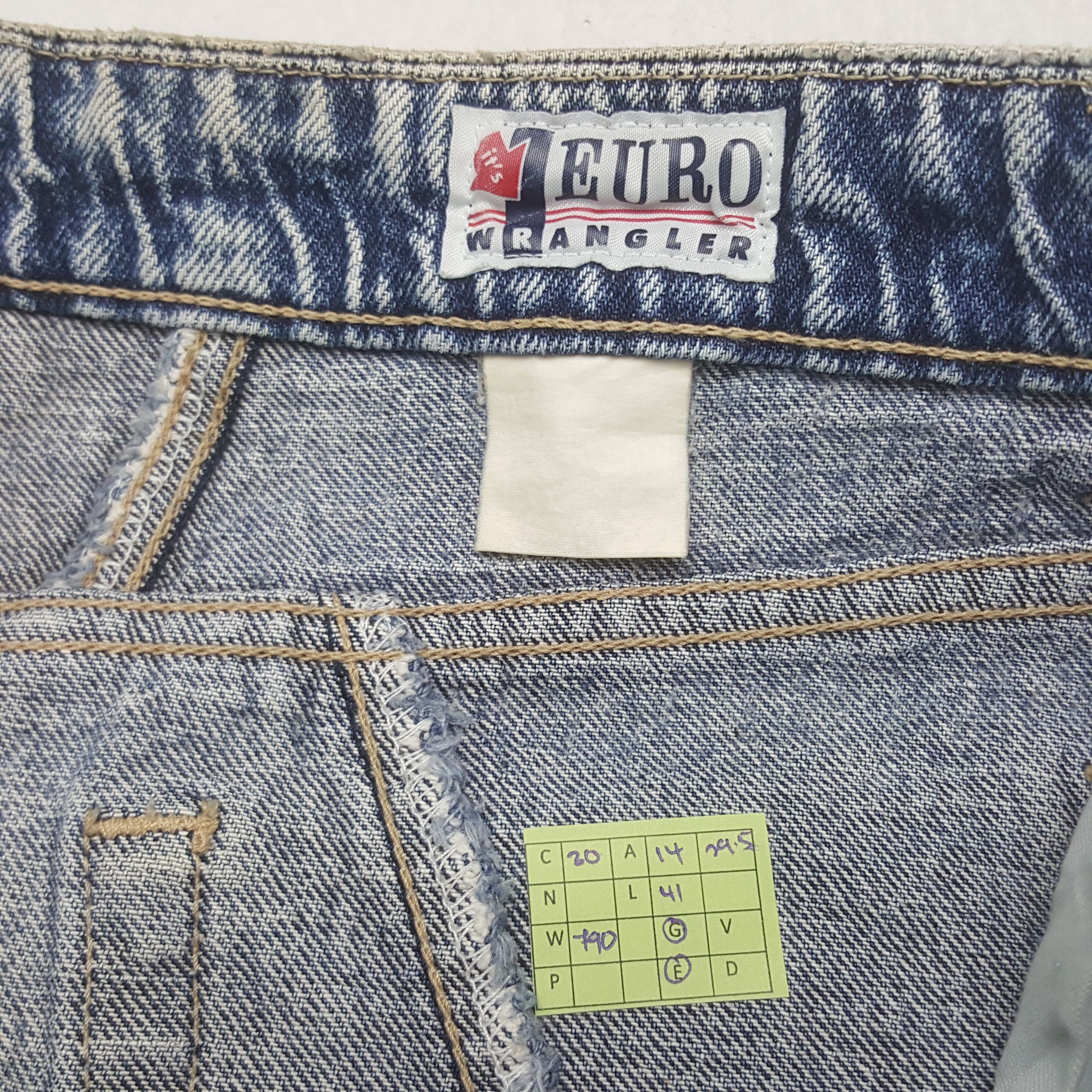 Wrangler Vintage Euro Wrangler American Retro Style Denim Jeans RR30 Size 28" / US 6 / IT 42 - 8 Thumbnail