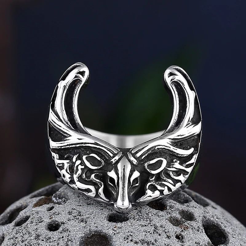 Japanese Brand × Jewelry × Vintage Deer Head Ring Size ONE SIZE - 1 Thumbnail
