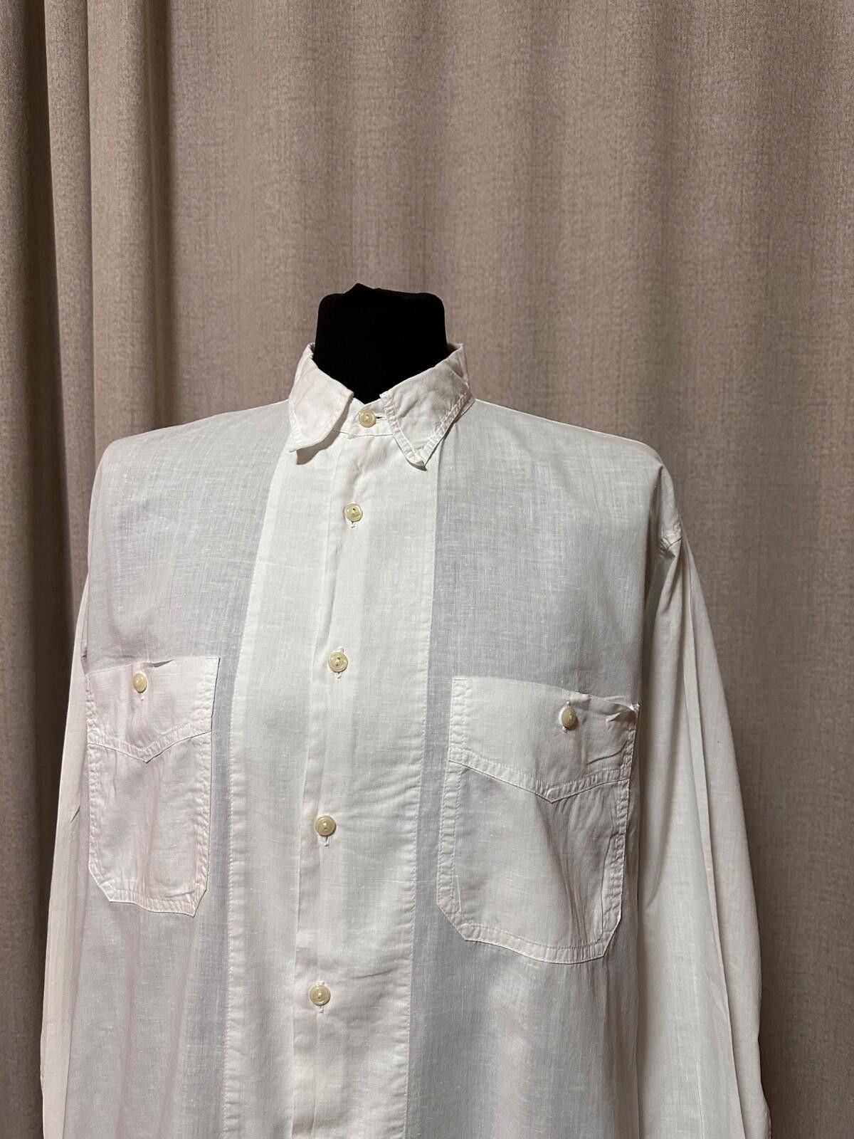 C.P. Company Vintage CP Company by Massimo Osti Shirt Long Sleeve Size 5 Size US XL / EU 56 / 4 - 2 Thumbnail