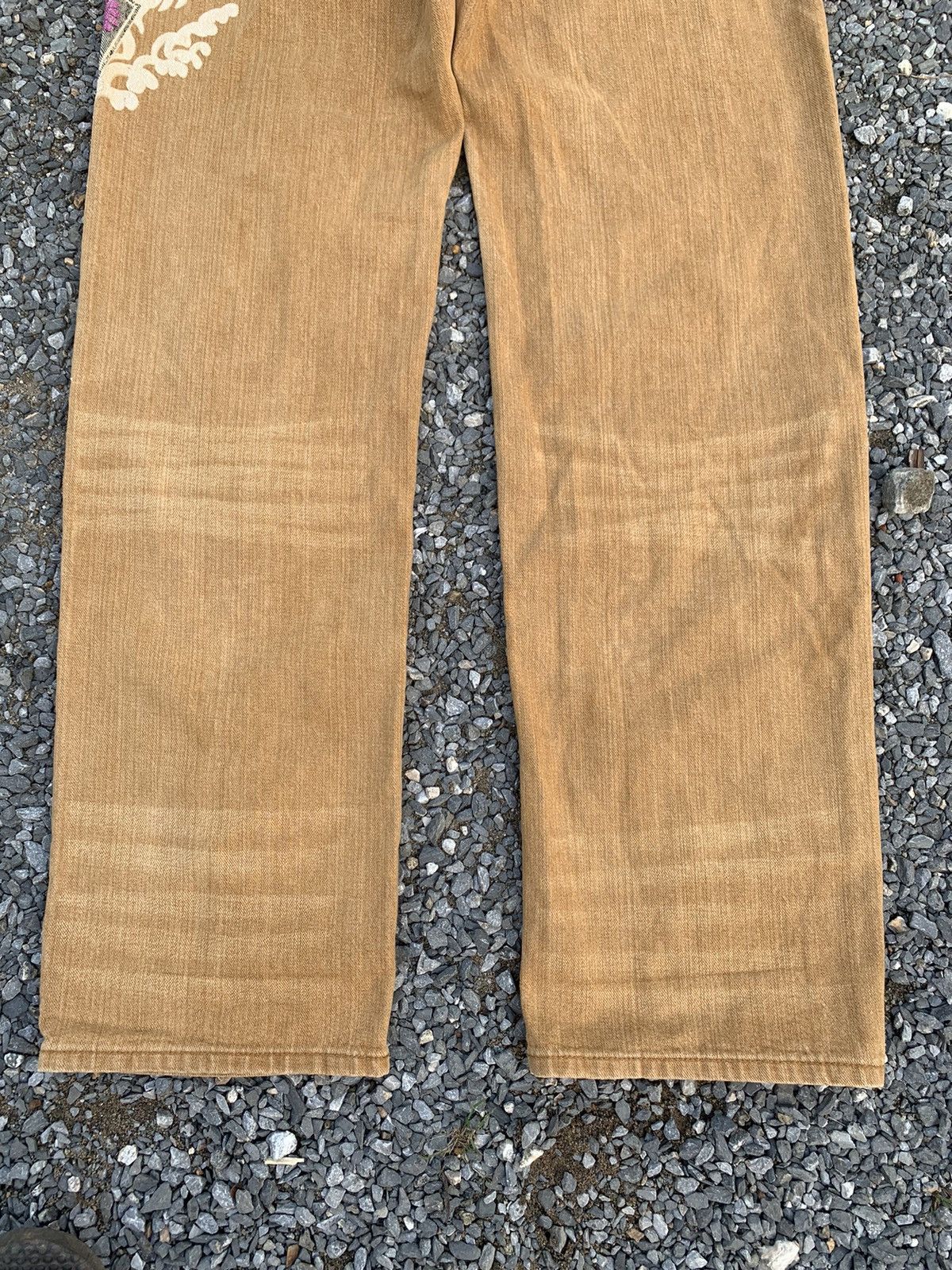 Kapital RARE DEVINE RETRIBUTION KARAKURI JAPANESE SUKAJAN JEANS Size US 32 / EU 48 - 9 Thumbnail