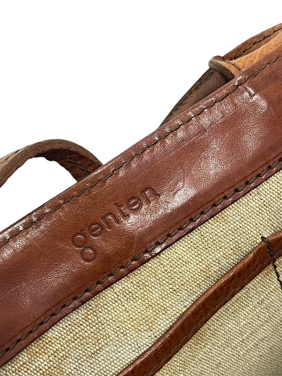 Genuine Leather Full Leather Thick Genten Japan Tote Bag 5🟩 Size ONE SIZE - 23 Thumbnail