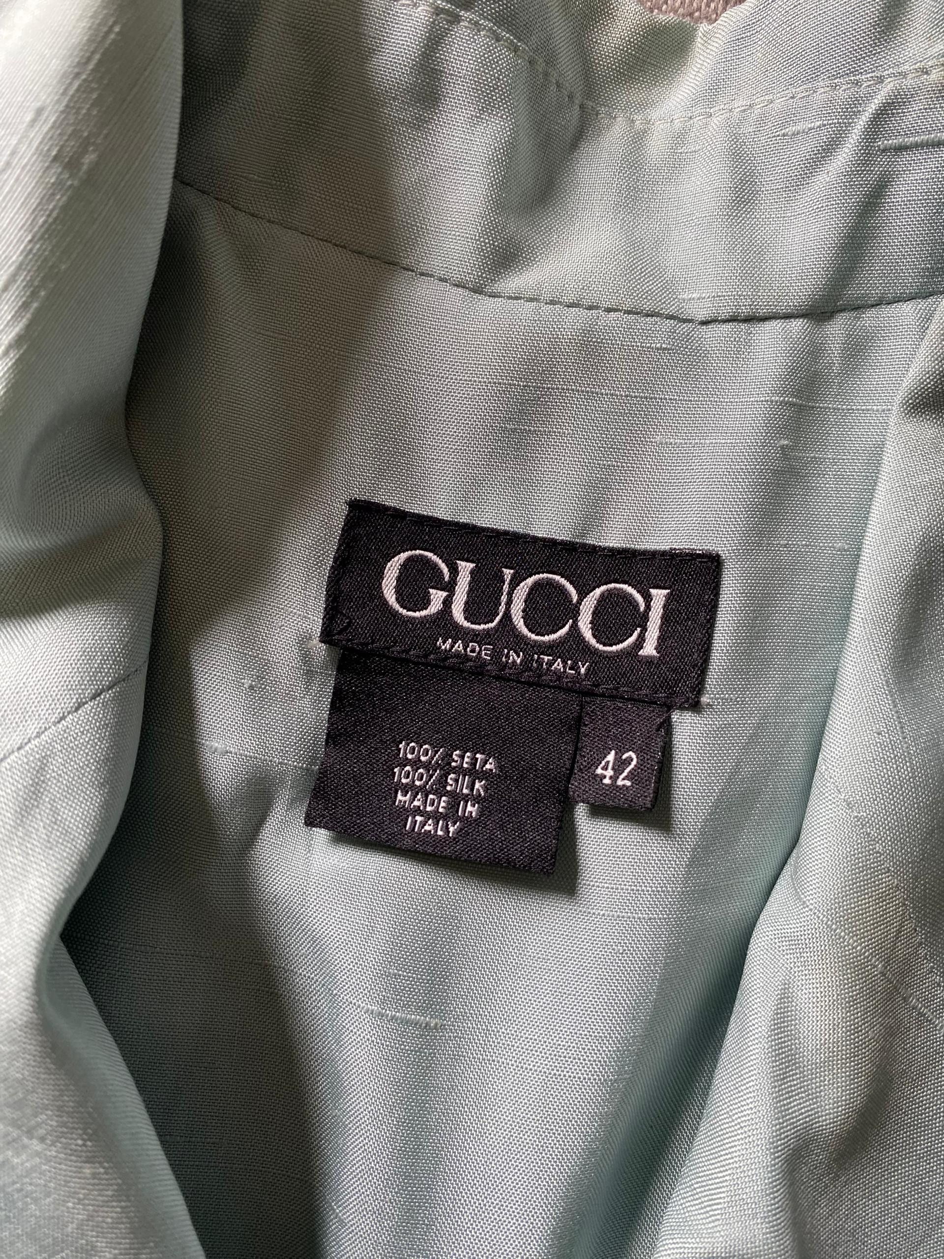 Gucci Vintage Gucci Silk Trench Coat Size M / US 6-8 / IT 42-44 - 7 Thumbnail