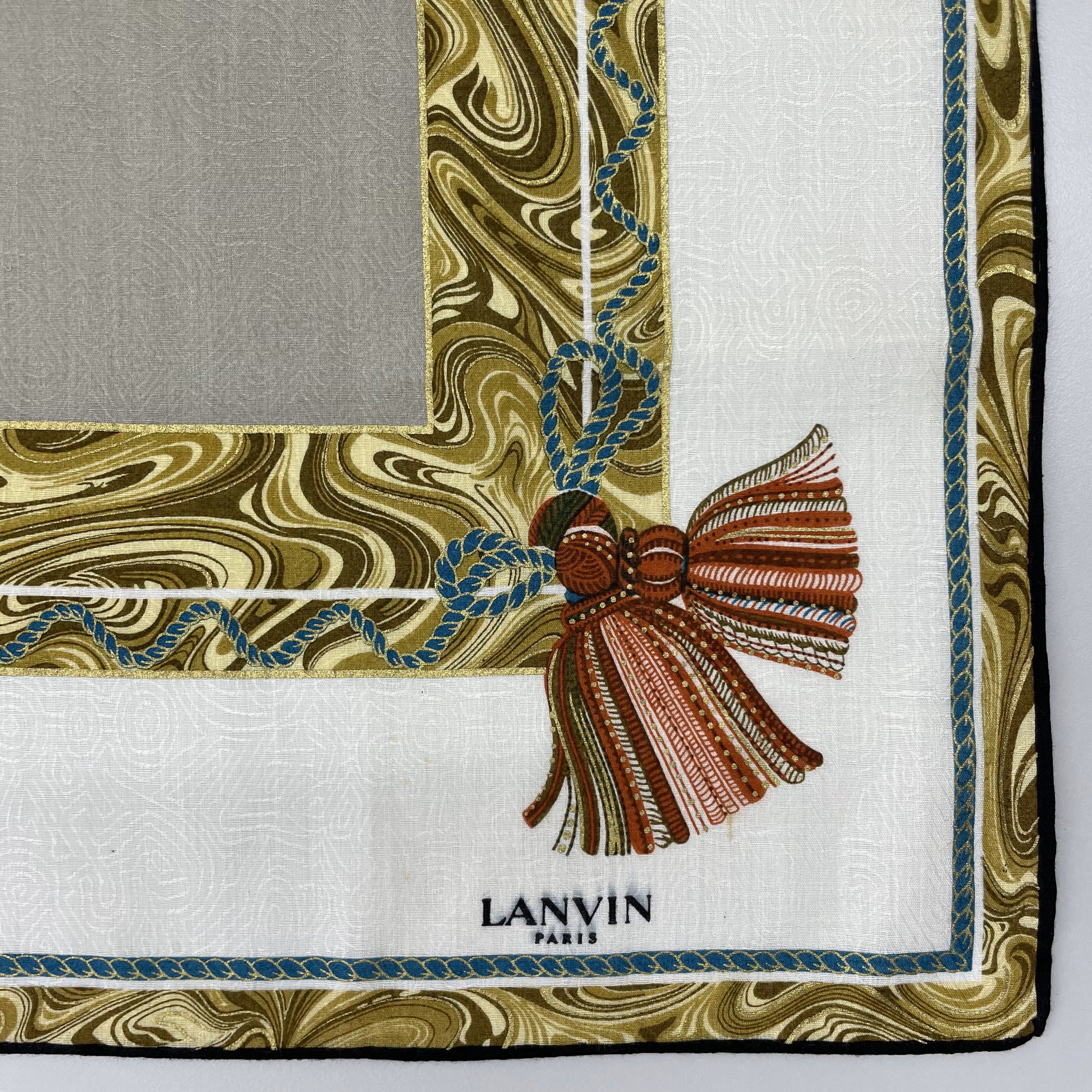 Lanvin Lanvin Handkerchief / Neckerchief / Bandana - 4305 Size ONE SIZE - 7 Thumbnail
