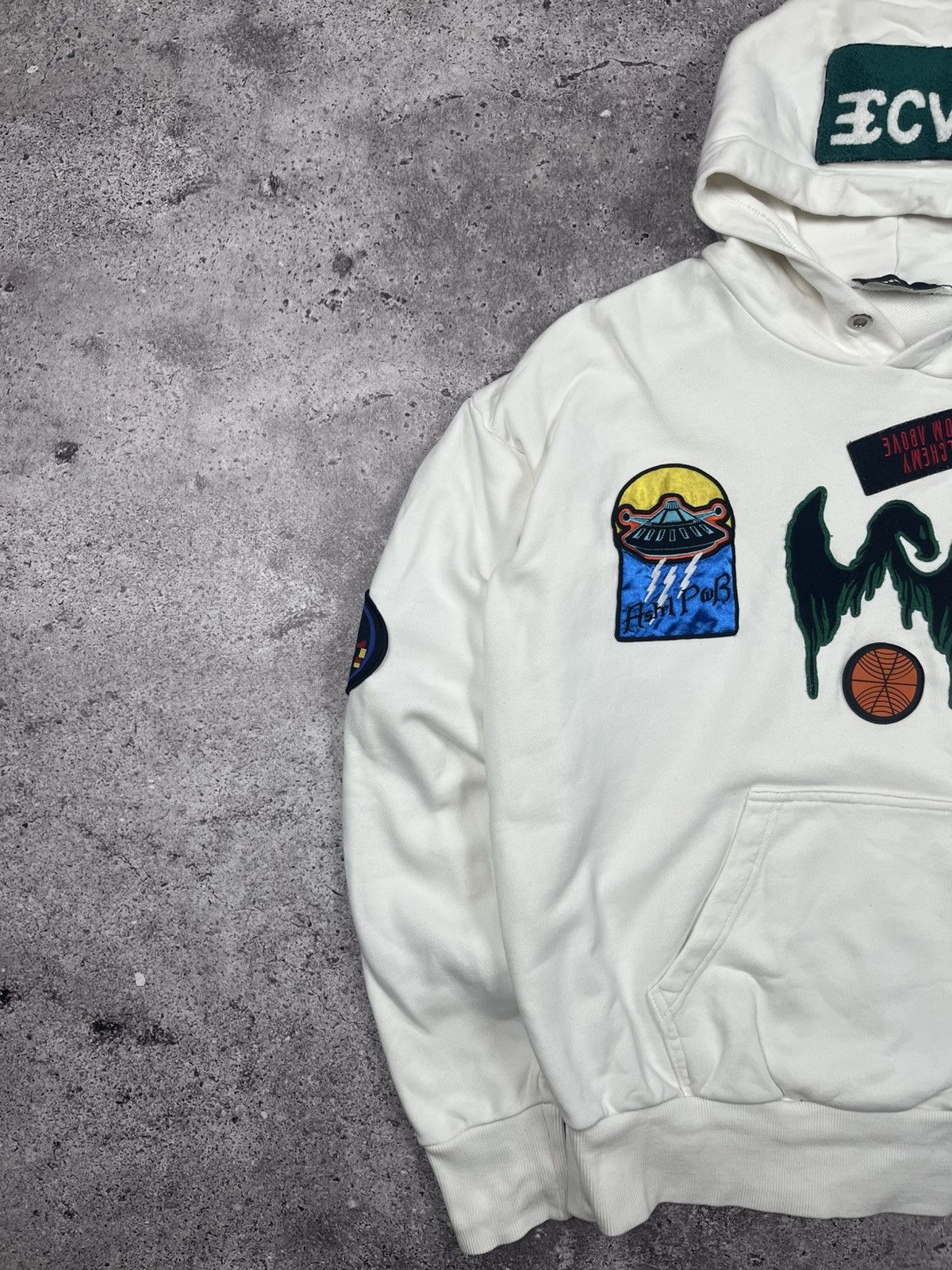 Designer × Diesel Diesel Hoodie White Size S Y2k Size US S / EU 44-46 / 1 - 2 Thumbnail
